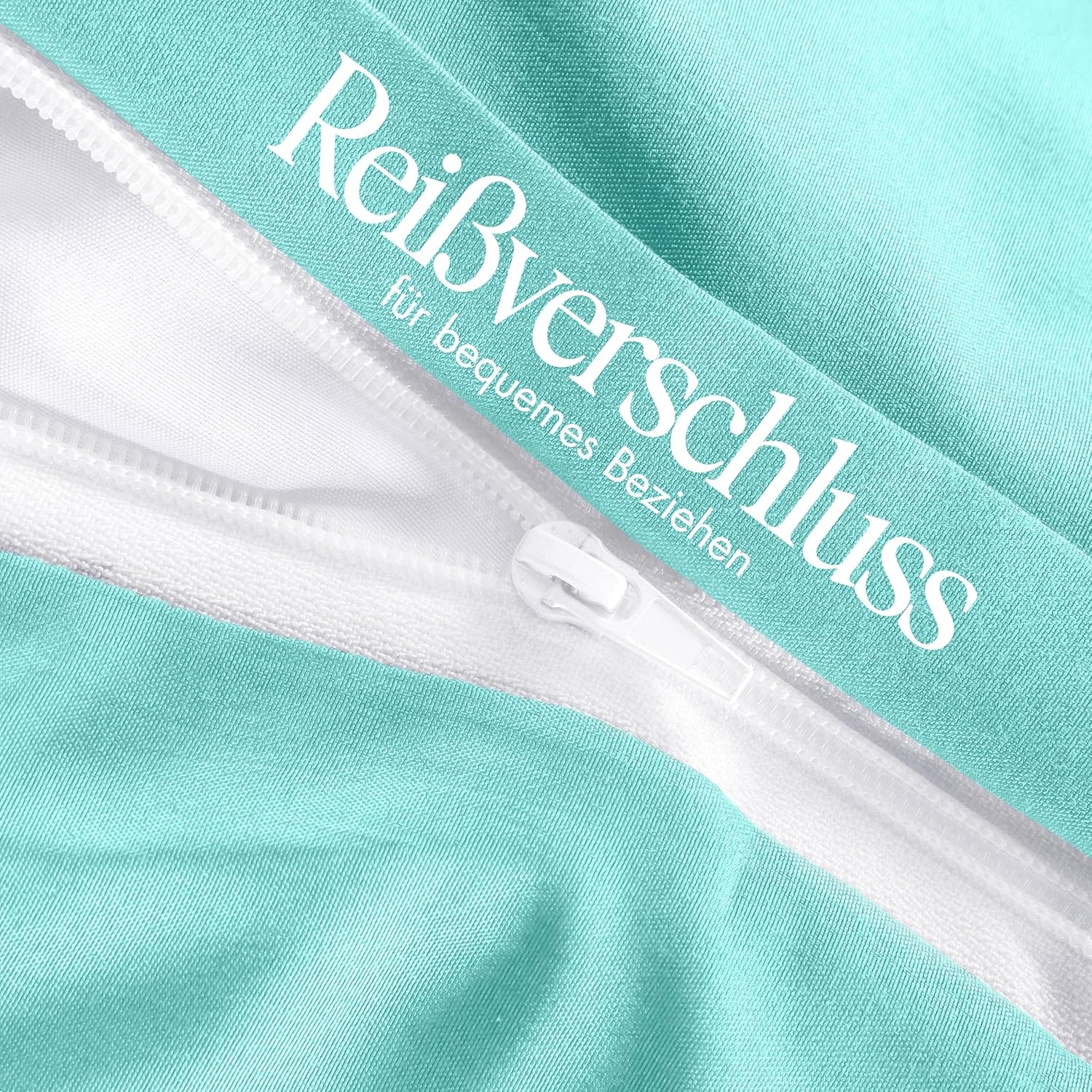 image:imageUtopia Bedding Bettwsche 135x200 cm 1 Kissenbezug 80x80 cm BlaugrnSpa Blau
