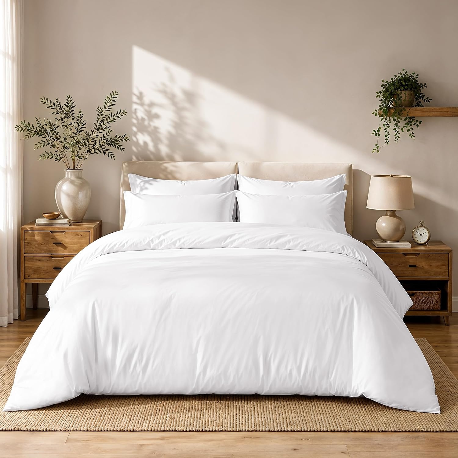image:imageUtopia Bedding Bettwsche 135x200 cm 1 Kissenbezug 80x80 cm BlaugrnWei