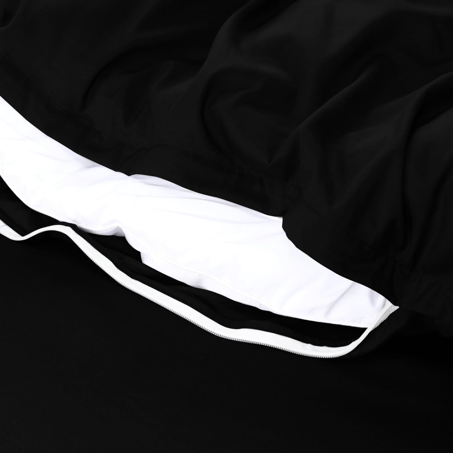 image:imageUtopia Bedding Bettwsche 220x240 Set Mikrofaser Bettbezug 240x220 cm 2 Bestickte Kissenbezge 65x65 cm SchwarzSchwarz