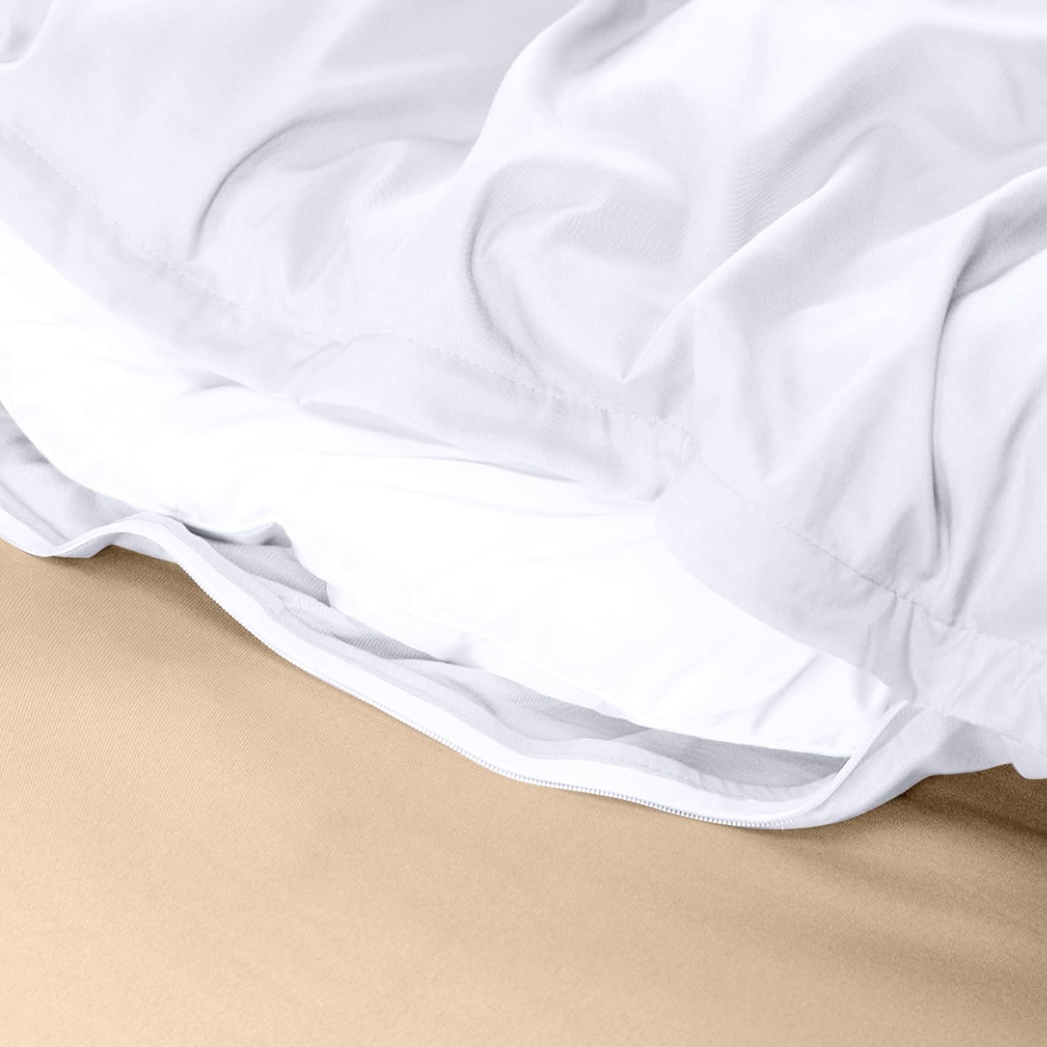 image:imageUtopia Bedding Bettwsche 220x240 Set Mikrofaser Bettbezug 240x220 cm 2 Bestickte Kissenbezge 65x65 cm SchwarzWei