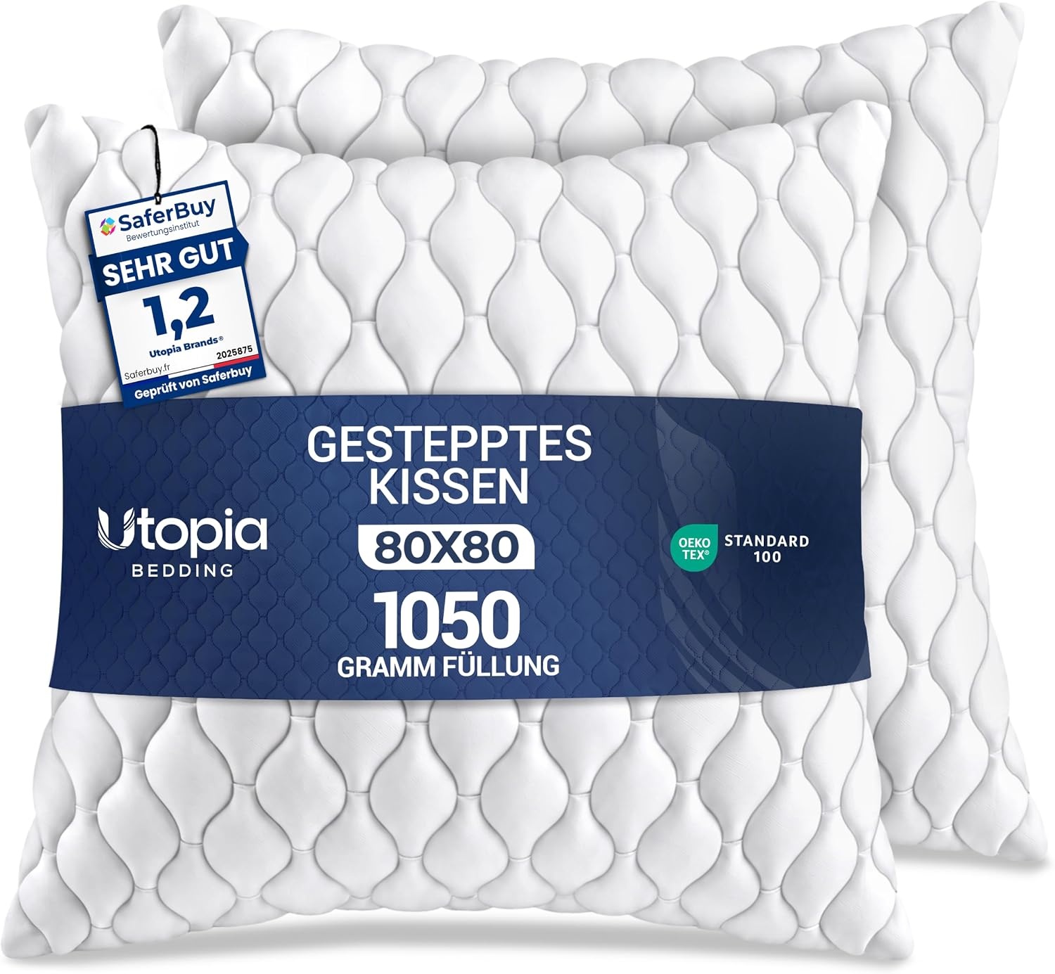 image:imageUtopia Bedding Kissenfllung 30x50 cm 4er Set Kissen Dekokissen fr couchWei