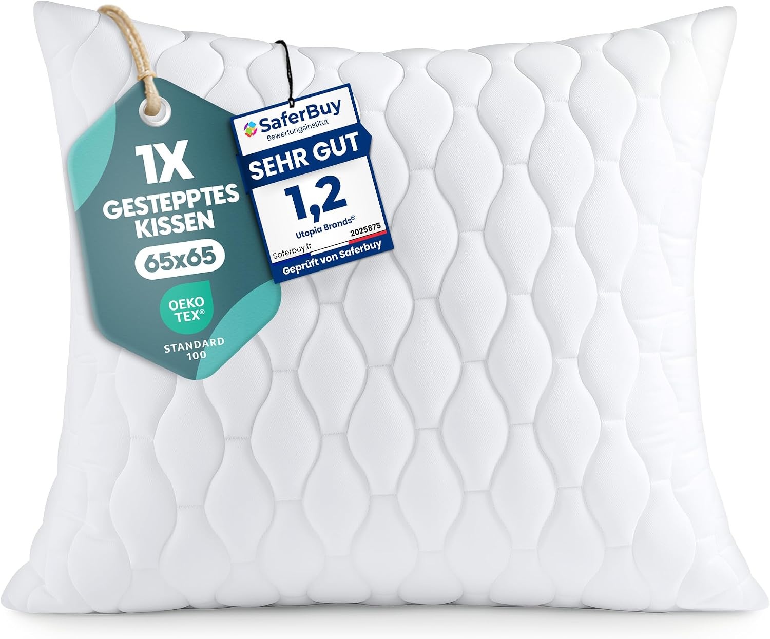 image:imageUtopia Bedding Kissenfllung 30x50 cm 4er Set Kissen Dekokissen fr couchWei