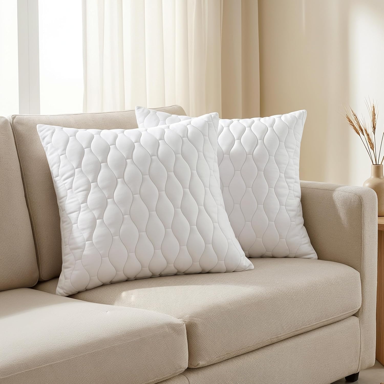 image:imageUtopia Bedding Kissenfllung 30x50 cm 4er Set Kissen Dekokissen fr couchWei