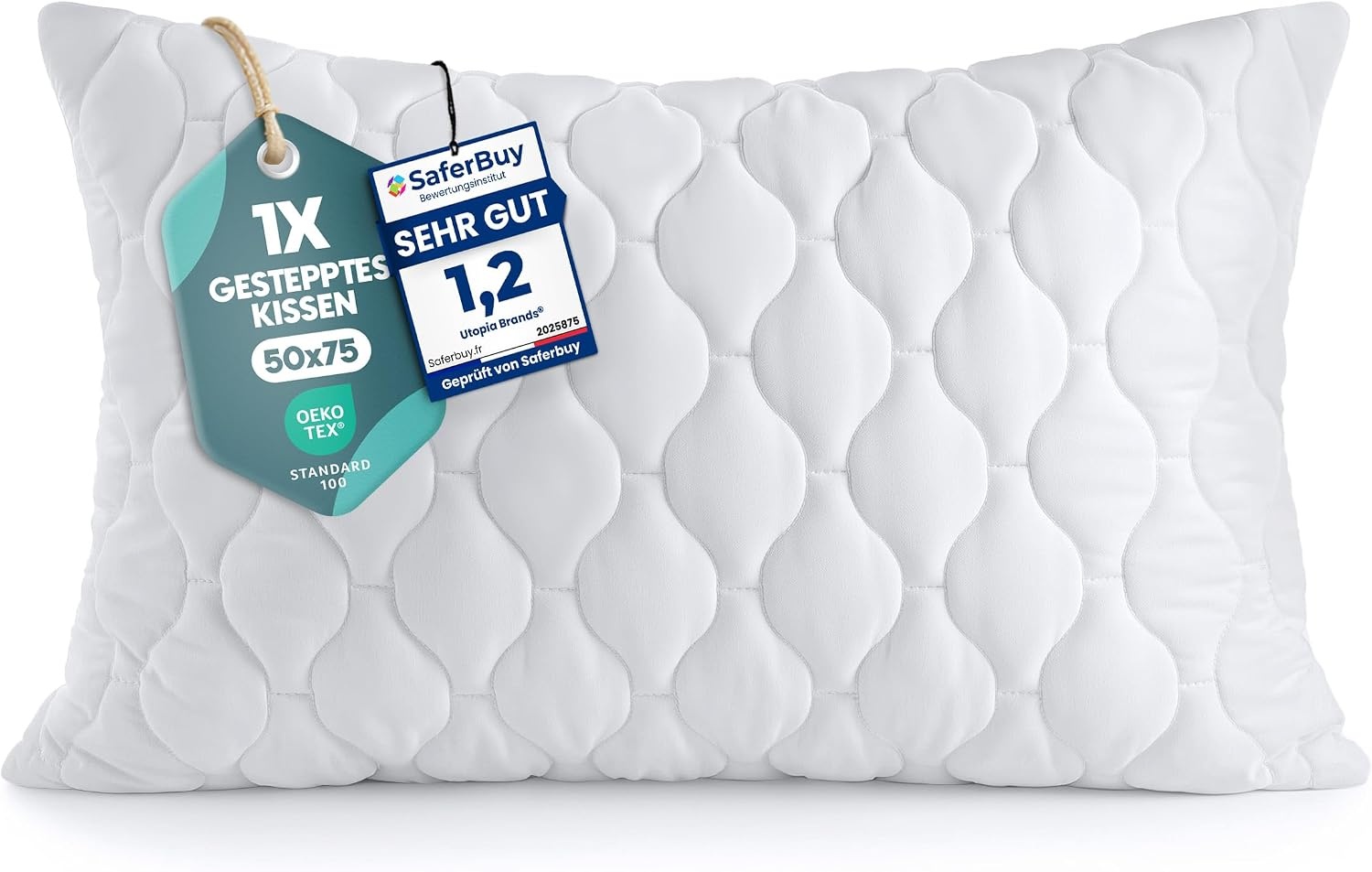 image:imageUtopia Bedding Kissenfllung 30x50 cm 4er Set Kissen Dekokissen fr couchWei