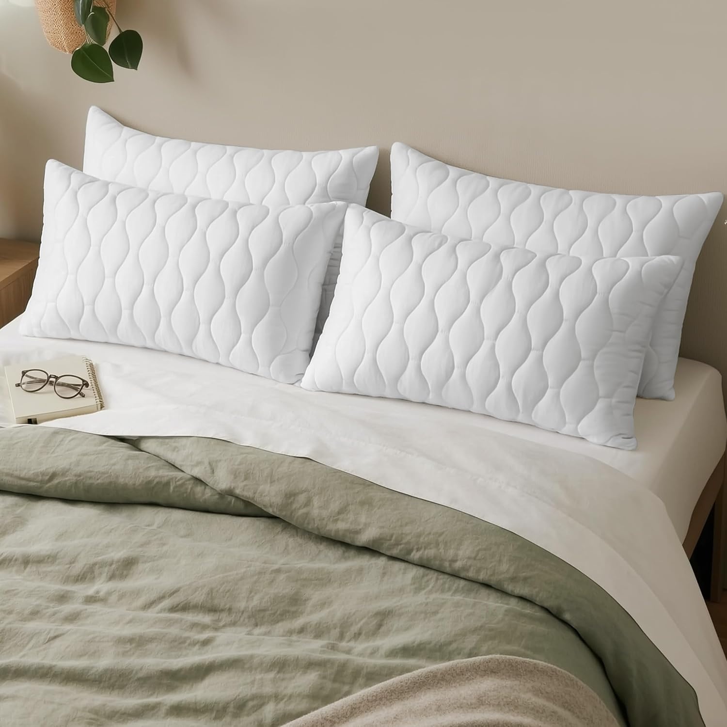 image:imageUtopia Bedding Kissenfllung 30x50 cm 4er Set Kissen Dekokissen fr couchWei