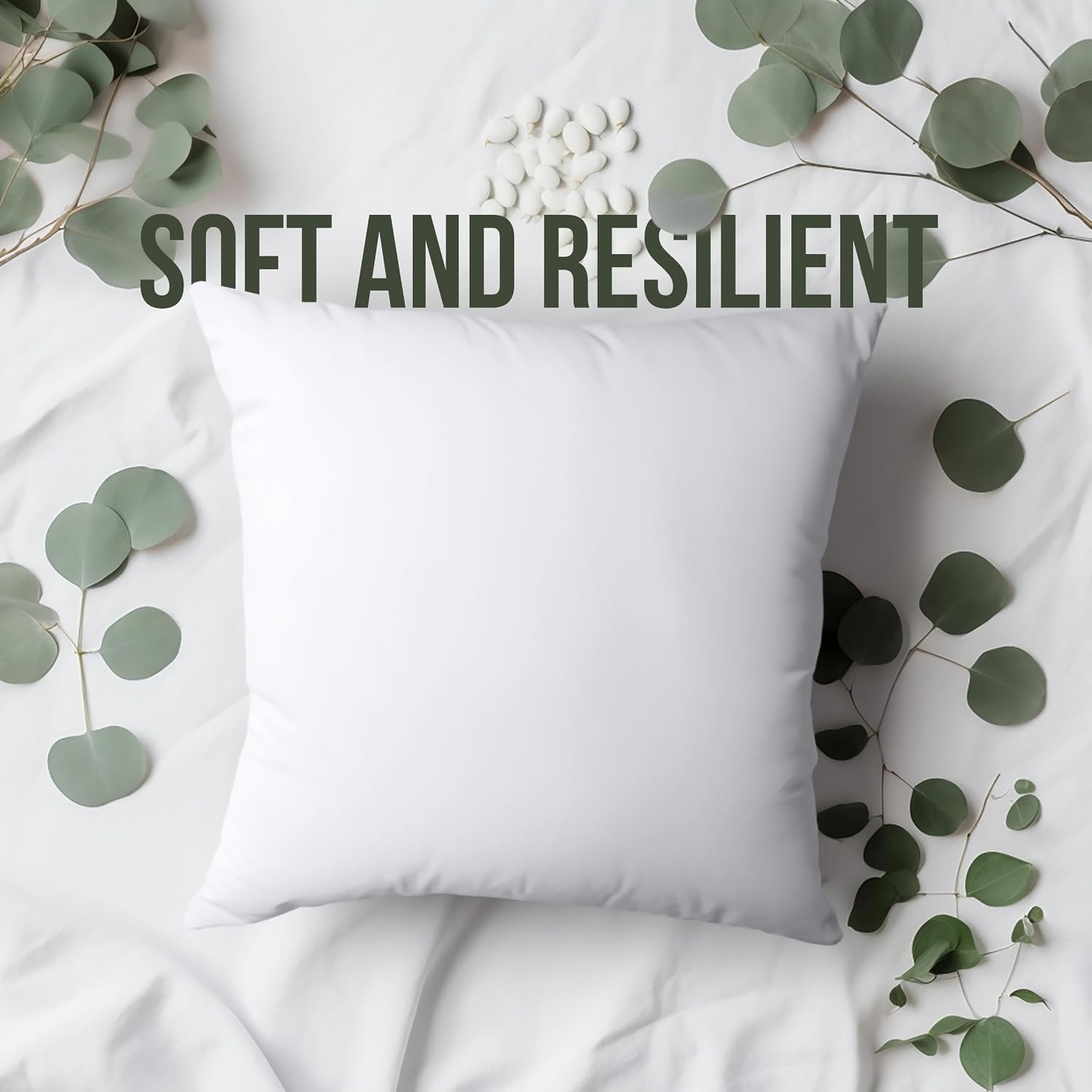 image:imageUtopia Bedding Kissenfllung 80x80 2er Set Innenkissen Kissen Sofakissen20x20 Inch