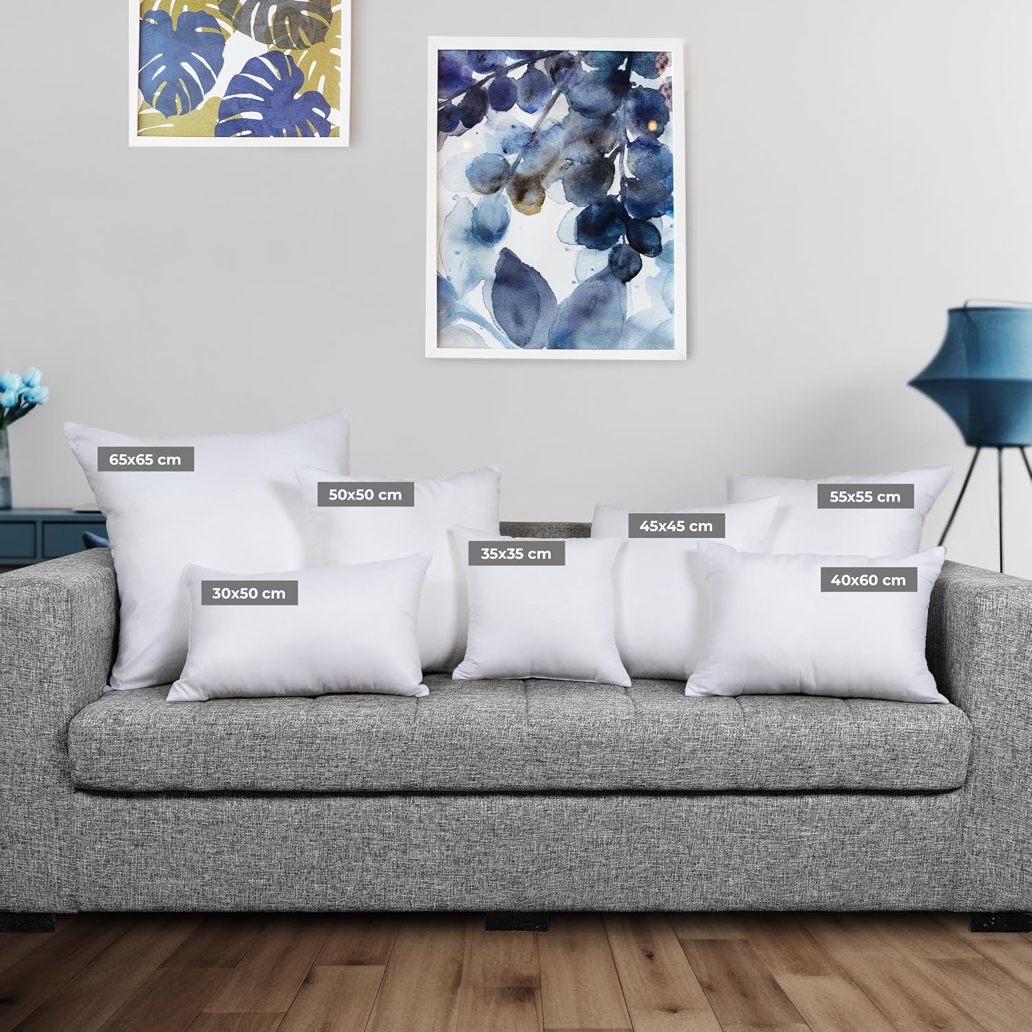 image:imageUtopia Bedding Kissenfllung 80x80 2er Set Innenkissen Kissen Sofakissen30x50 cm 2er Set