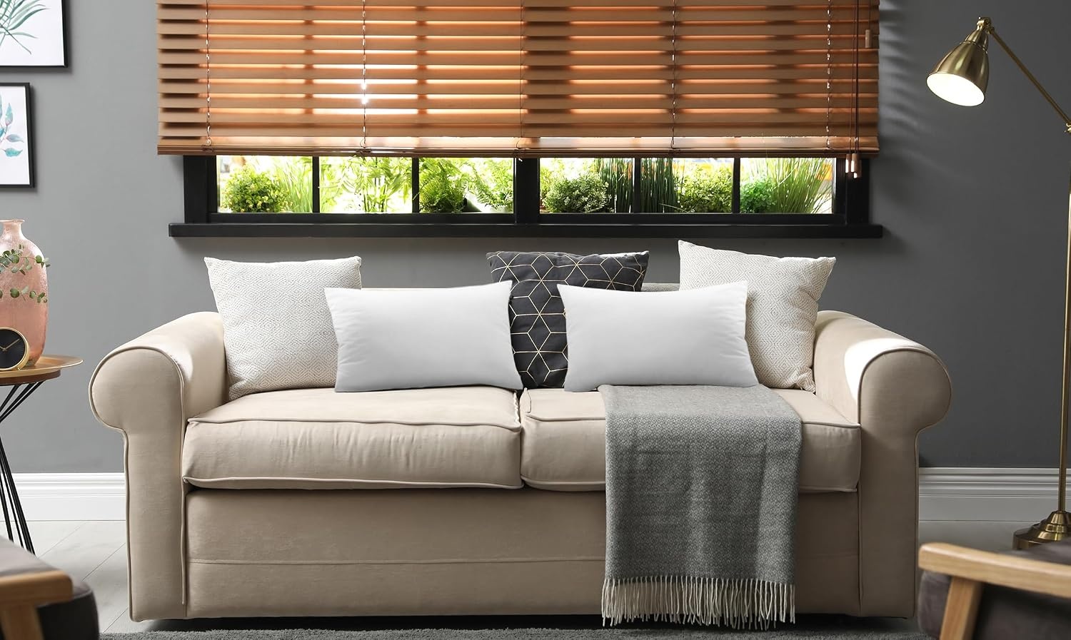 image:imageUtopia Bedding Kissenfllung 80x80 2er Set Innenkissen Kissen Sofakissen30x50 cm 2er Set