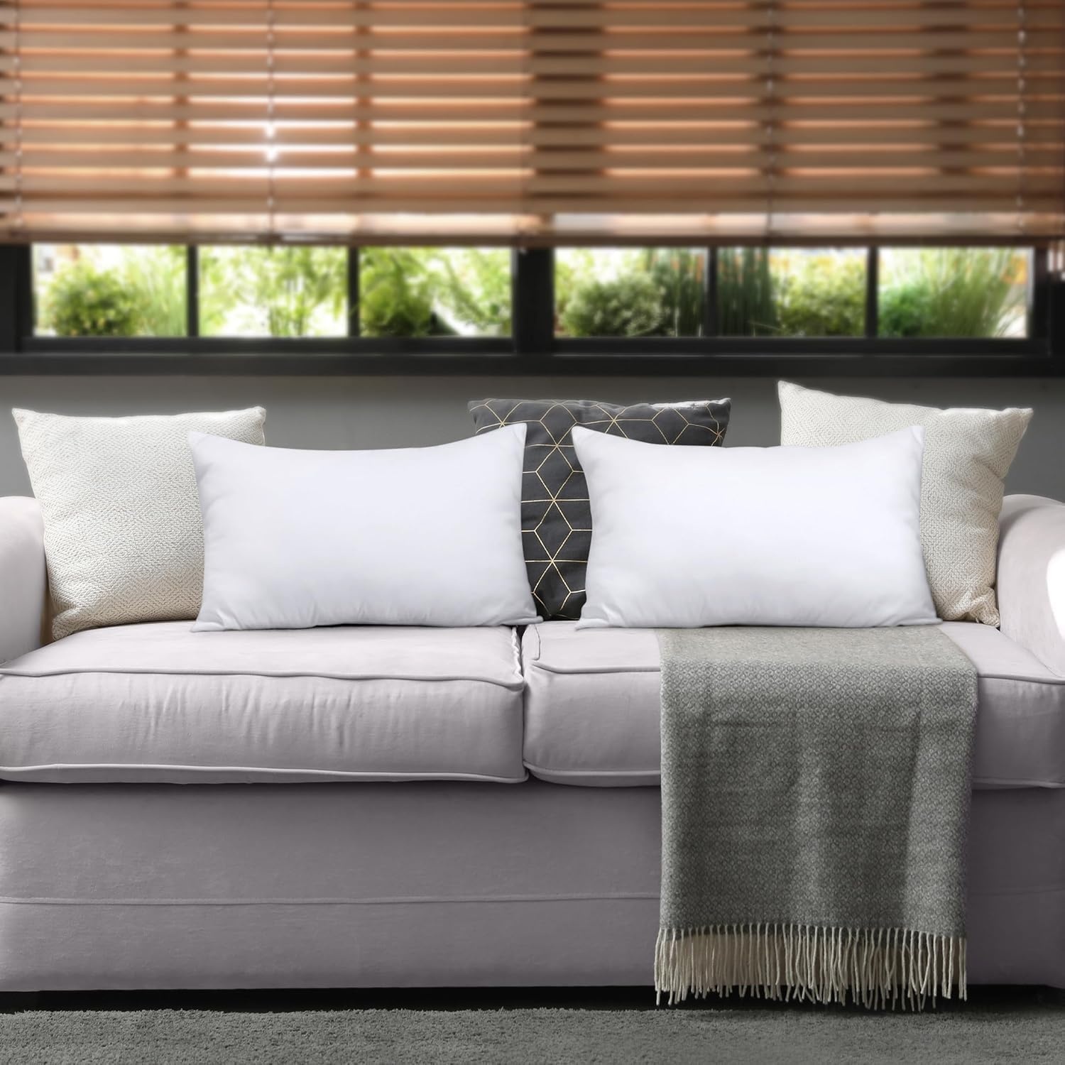 image:imageUtopia Bedding Kissenfllung 80x80 2er Set Innenkissen Kissen Sofakissen40x60 cm 2er Set