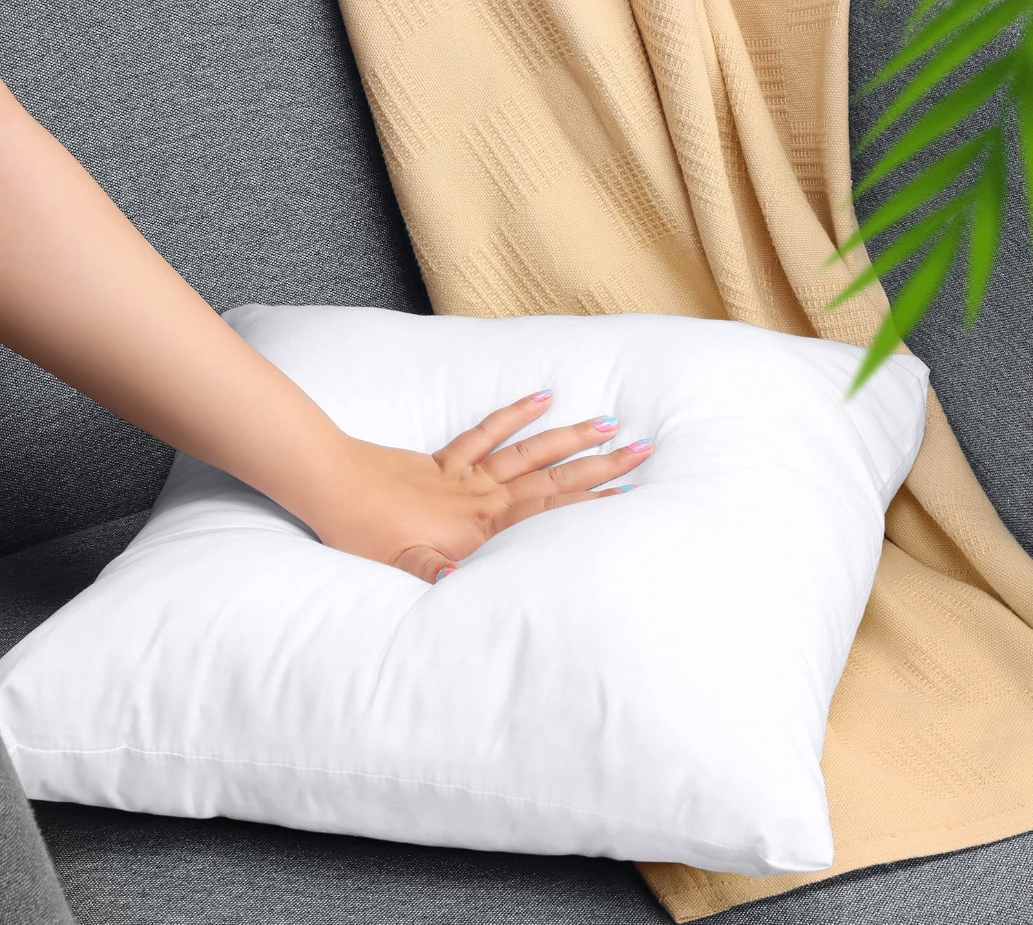 image:imageUtopia Bedding Kissenfllung 80x80 2er Set Innenkissen Kissen Sofakissen43x43 cm 4er Set
