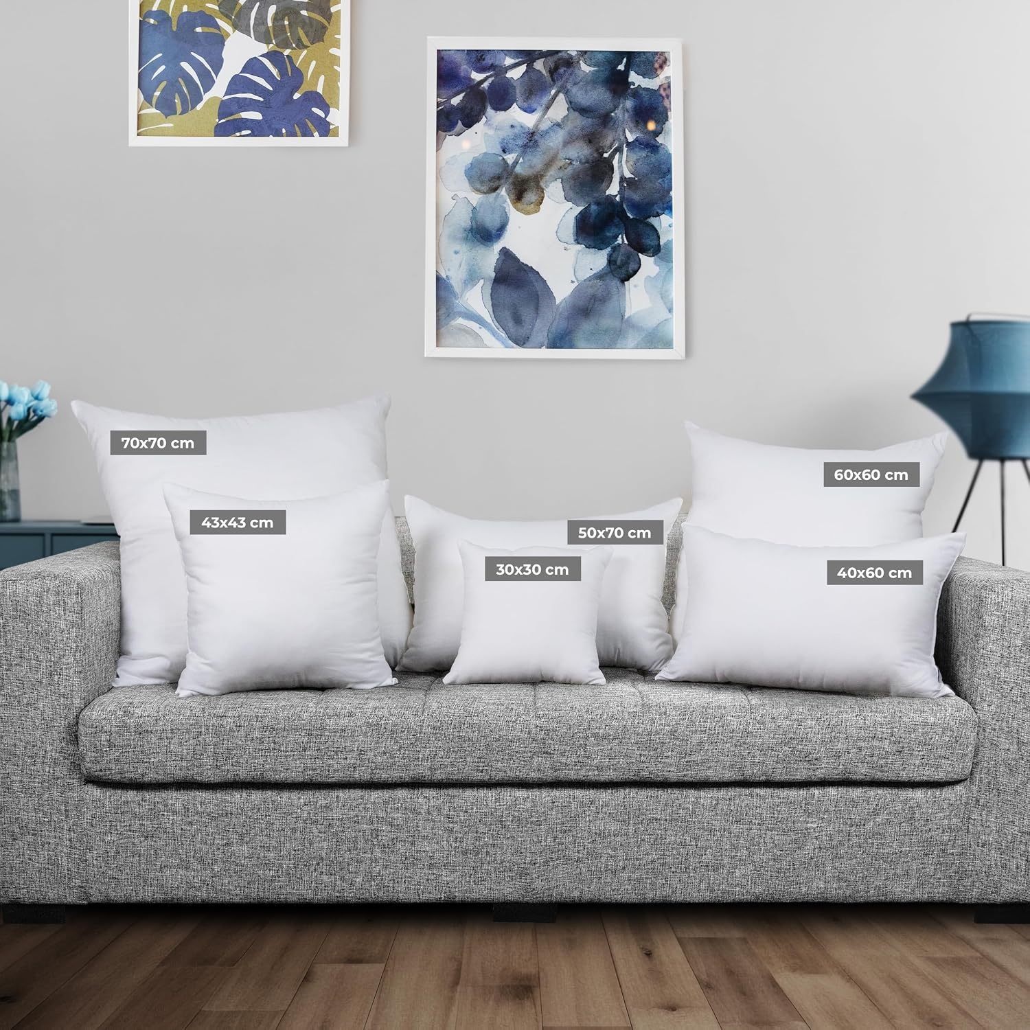 image:imageUtopia Bedding Kissenfllung 80x80 2er Set Innenkissen Kissen Sofakissen50x70 cm 2er Set