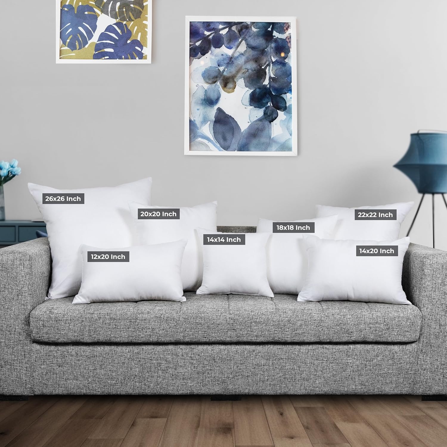 image:imageUtopia Bedding Kissenfllung 80x80 2er Set Innenkissen Kissen Sofakissen55x55 cm 2er Set