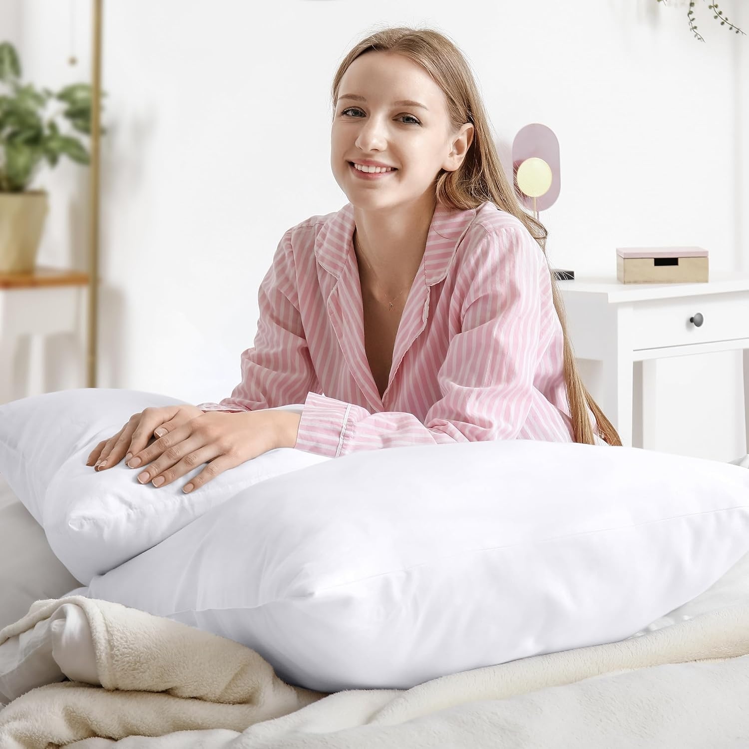 image:imageUtopia Bedding Kissenfllung 80x80 2er Set Innenkissen Kissen Sofakissen80x80 cm 2er Set