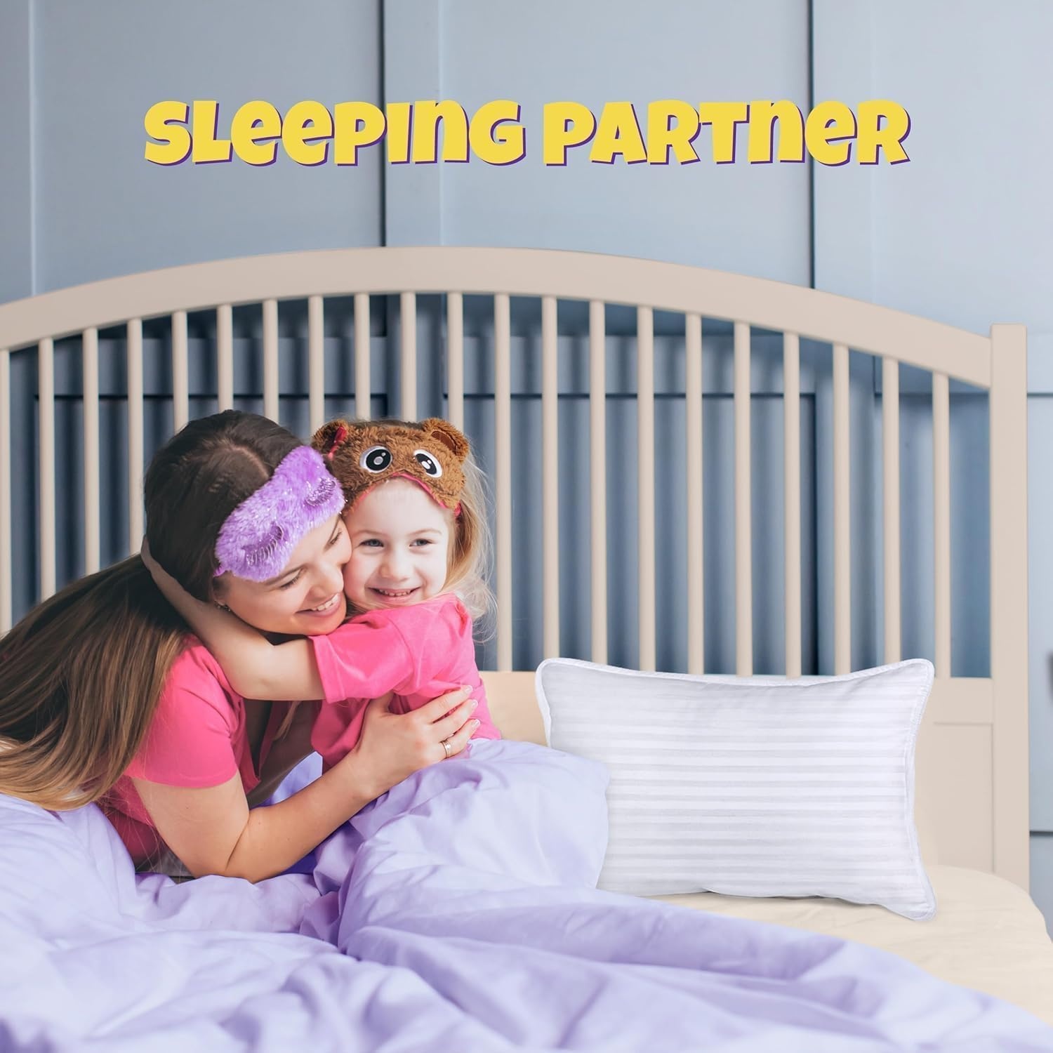 image:imageUtopia Bedding Kleinkindkissen 33 x 45 cm 2erSet Kinderkissen WeiWei