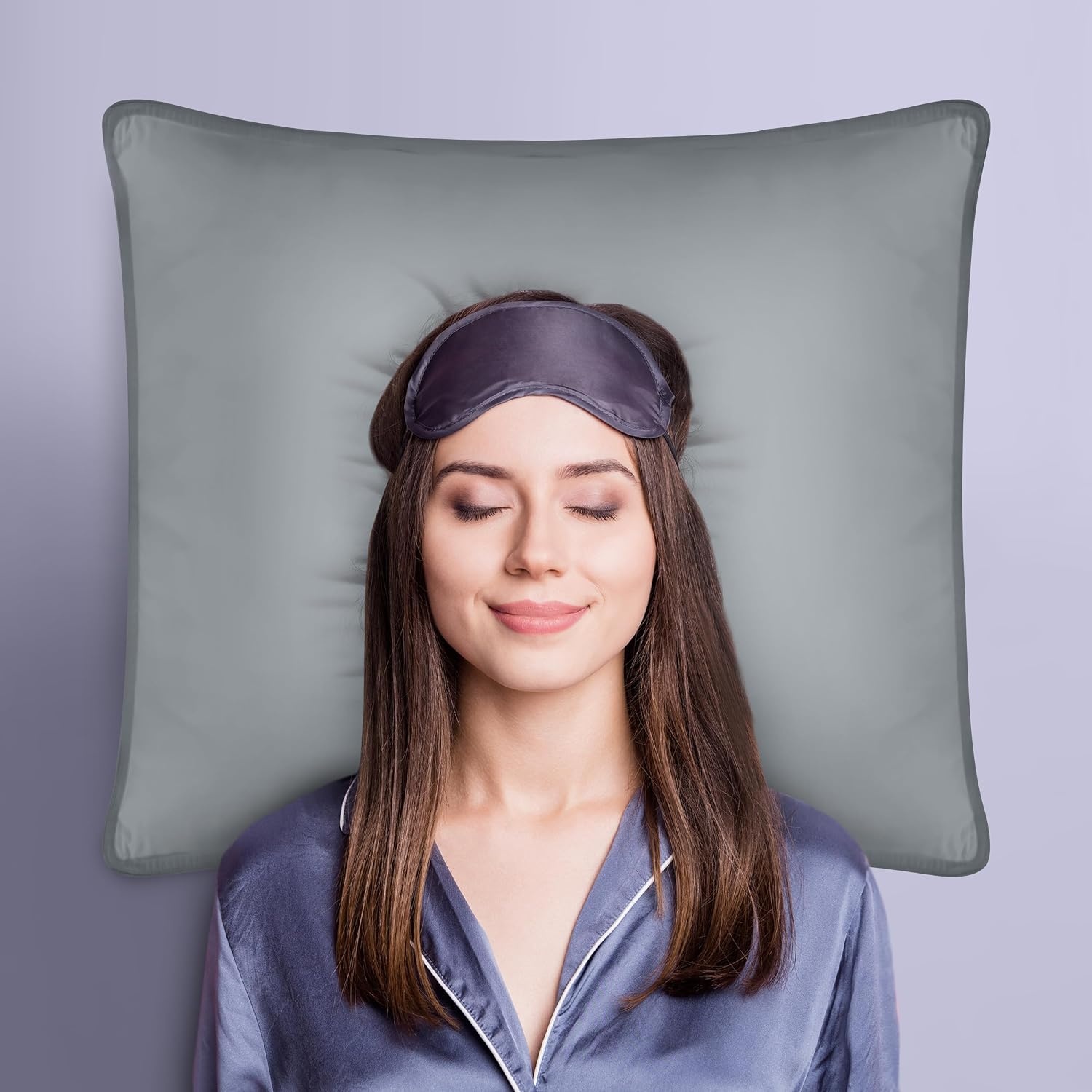 image:imageUtopia Bedding Kopfkissen 65x65 2er Set Schlafkissen Atmungsaktiv KissenGrau