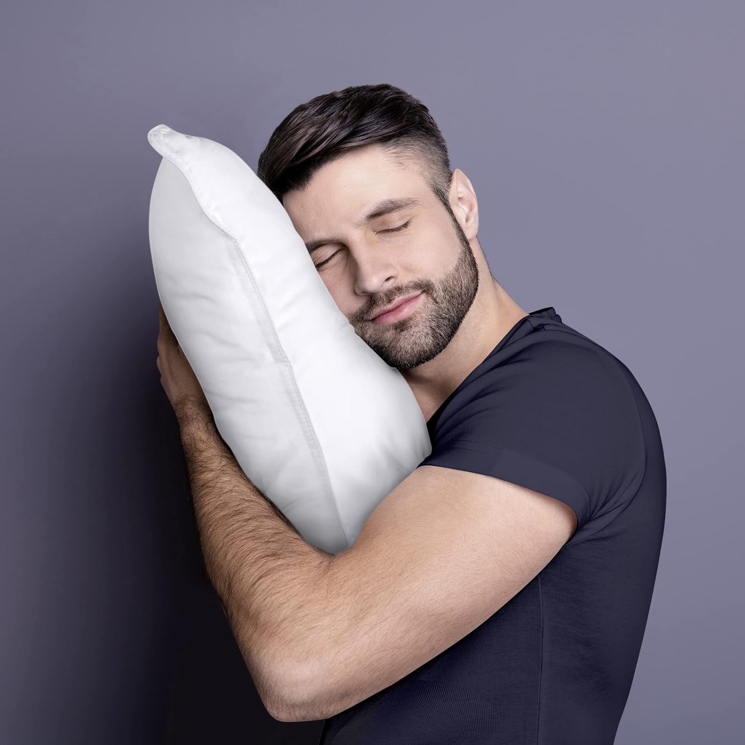 image:imageUtopia Bedding Kopfkissen 65x65 2er Set Schlafkissen Atmungsaktiv KissenWei