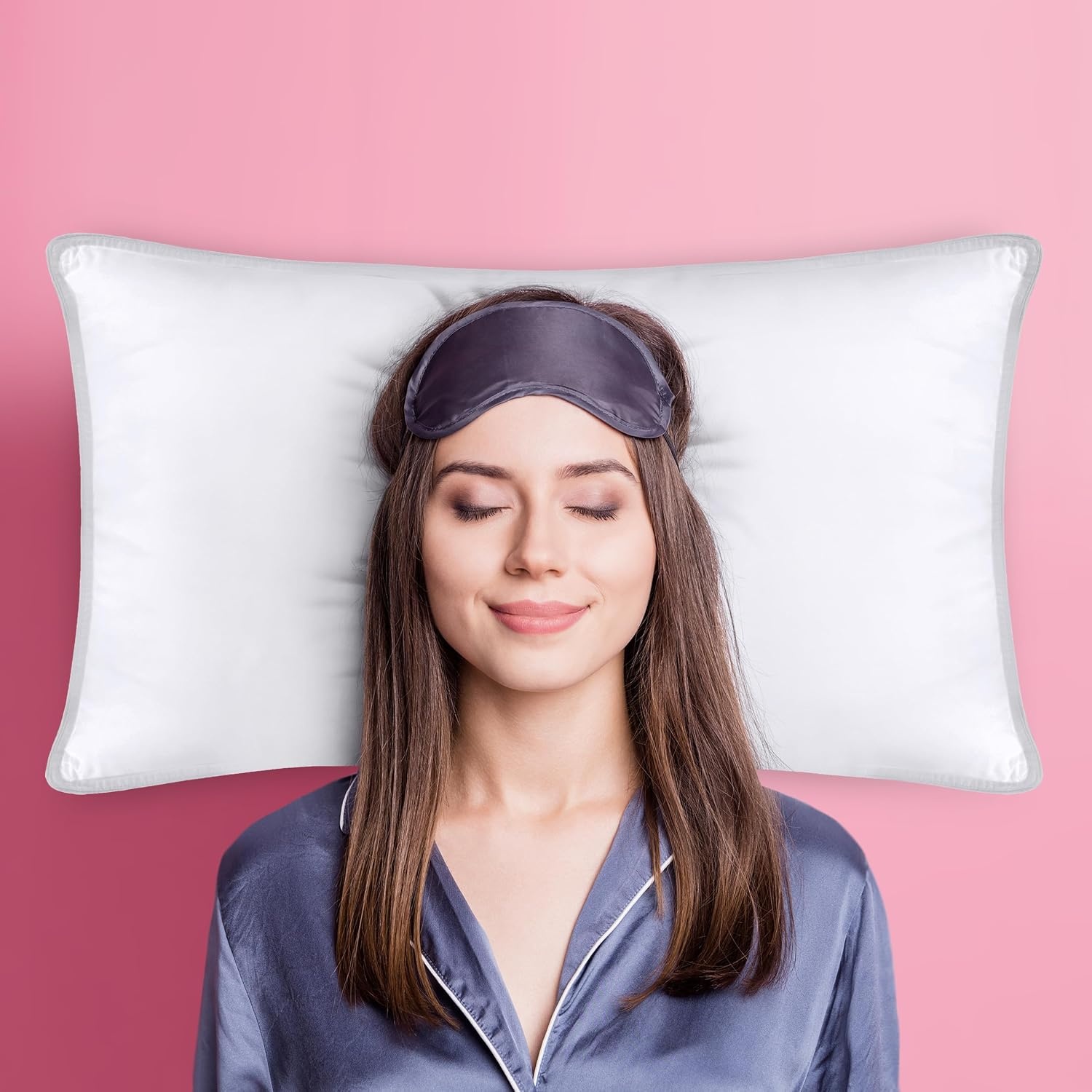 image:imageUtopia Bedding Kopfkissen 65x65 2er Set Schlafkissen Atmungsaktiv KissenWei