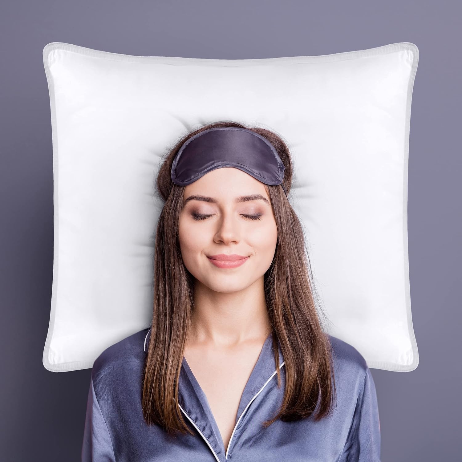 image:imageUtopia Bedding Kopfkissen 65x65 2er Set Schlafkissen Atmungsaktiv KissenWei
