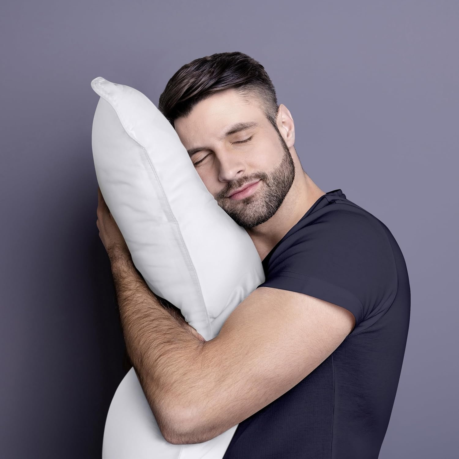image:imageUtopia Bedding Kopfkissen 65x65 2er Set Schlafkissen Atmungsaktiv KissenWei