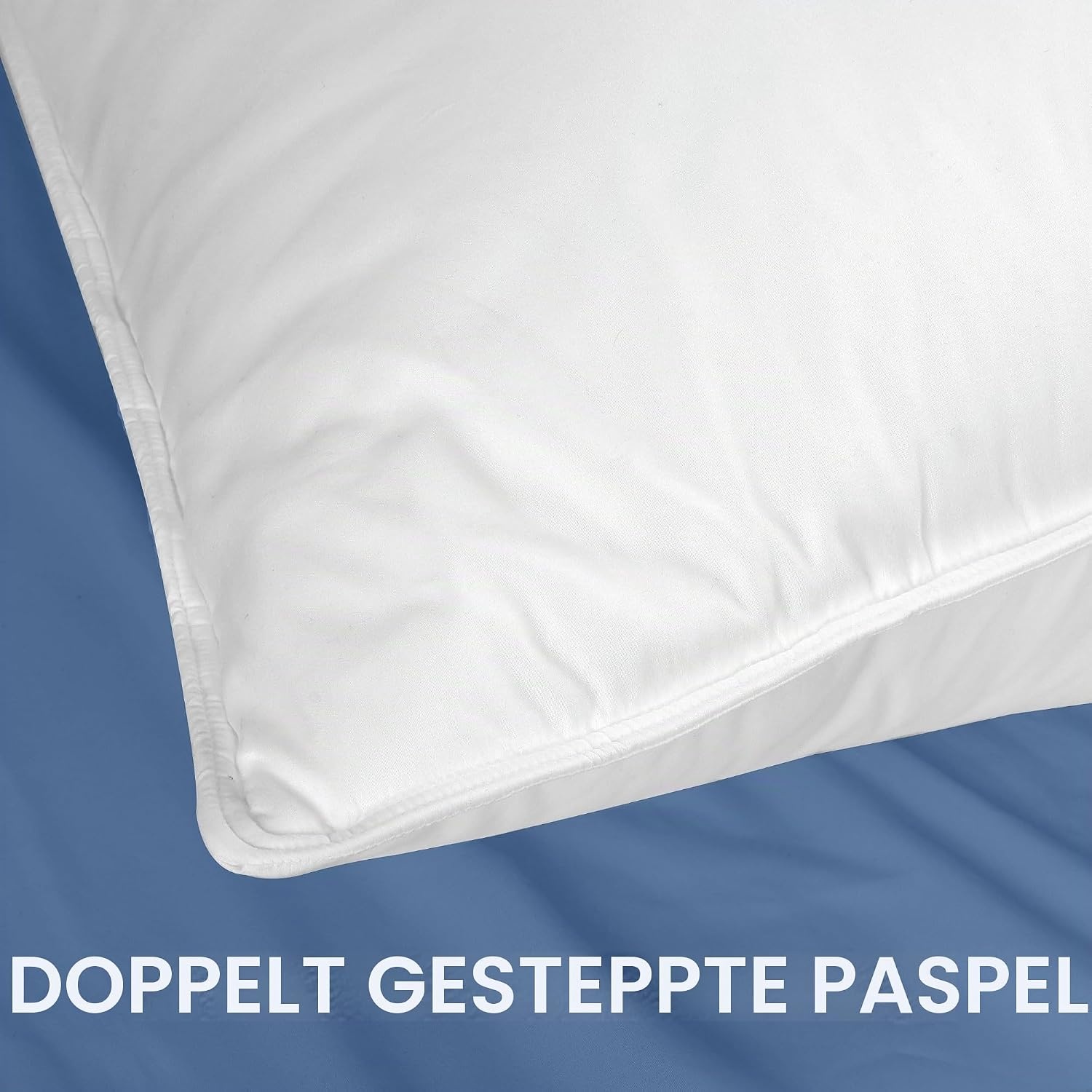 image:imageUtopia Bedding Kopfkissen 65x65 2er Set Schlafkissen Atmungsaktiv KissenWei