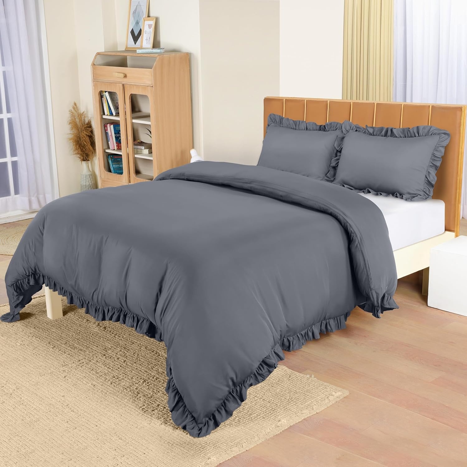 image:imageUtopia Bedding Rsche Bettwsche 135x200 Set GrauGrau