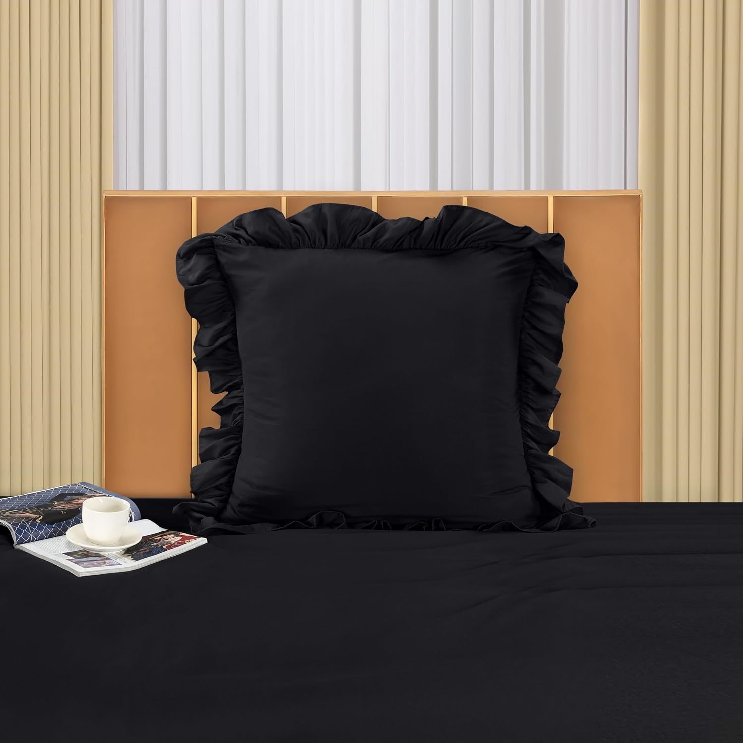 image:imageUtopia Bedding Rsche Bettwsche 135x200 Set GrauSchwarz