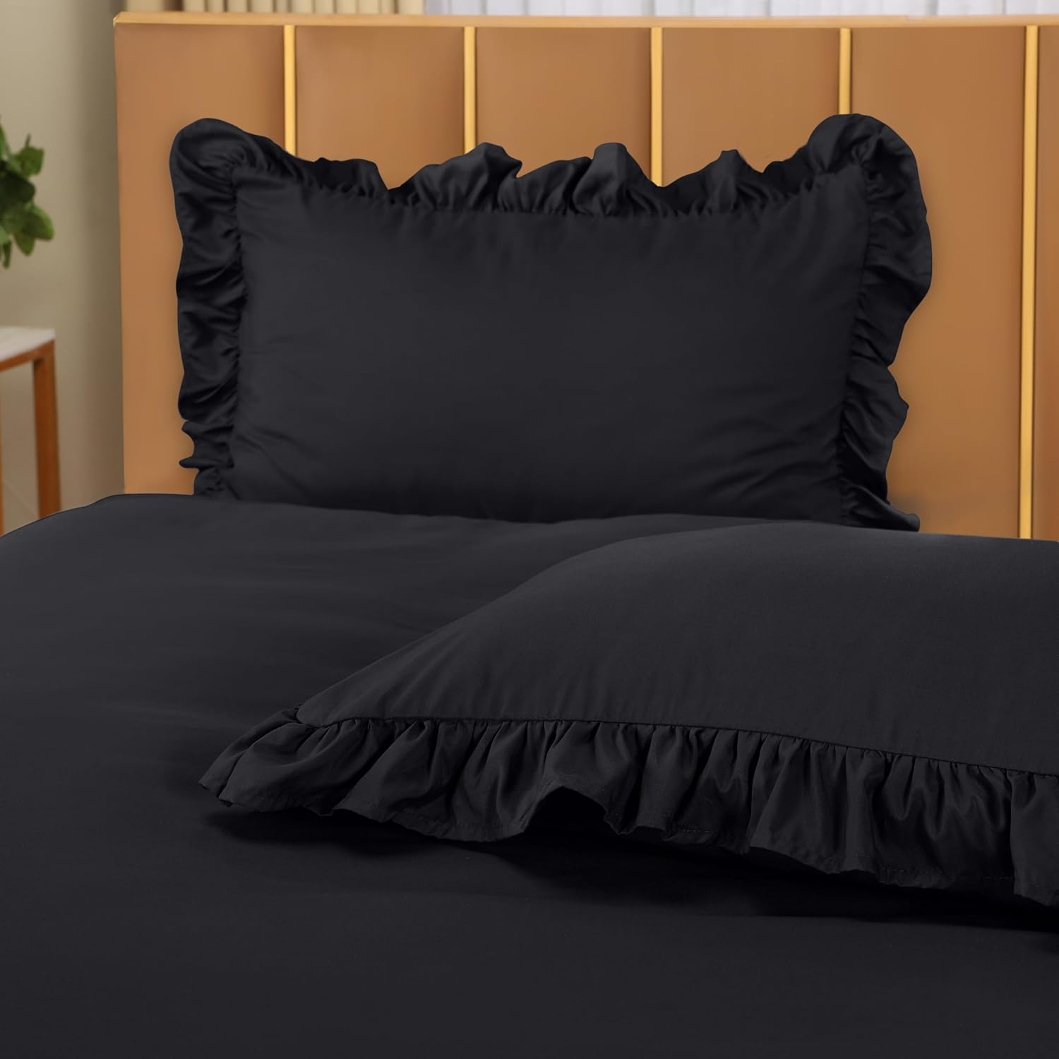 image:imageUtopia Bedding Rsche Bettwsche 135x200 Set GrauSchwarz