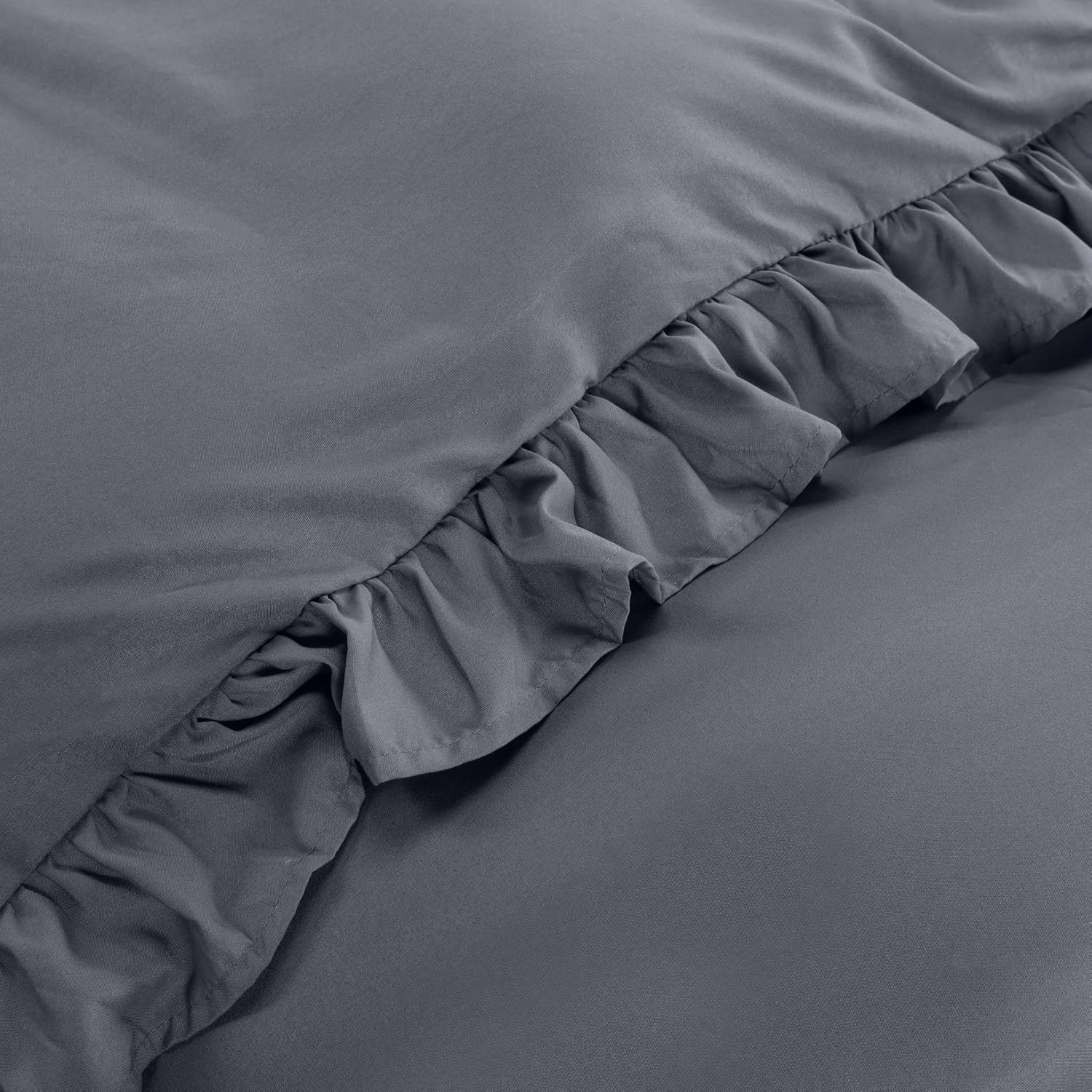 image:imageUtopia Bedding Rsche Bettwsche 135x200 Set SchwarzGrau