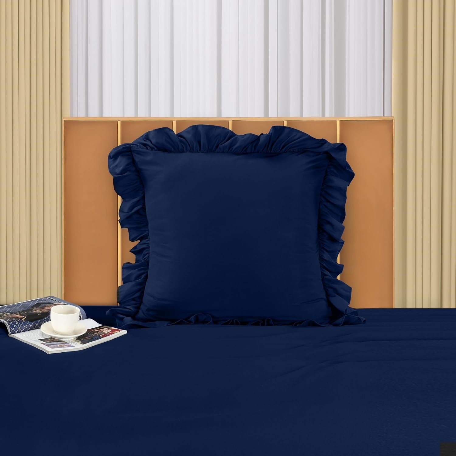 image:imageUtopia Bedding Rsche Bettwsche 135x200 Set SchwarzMarineblau