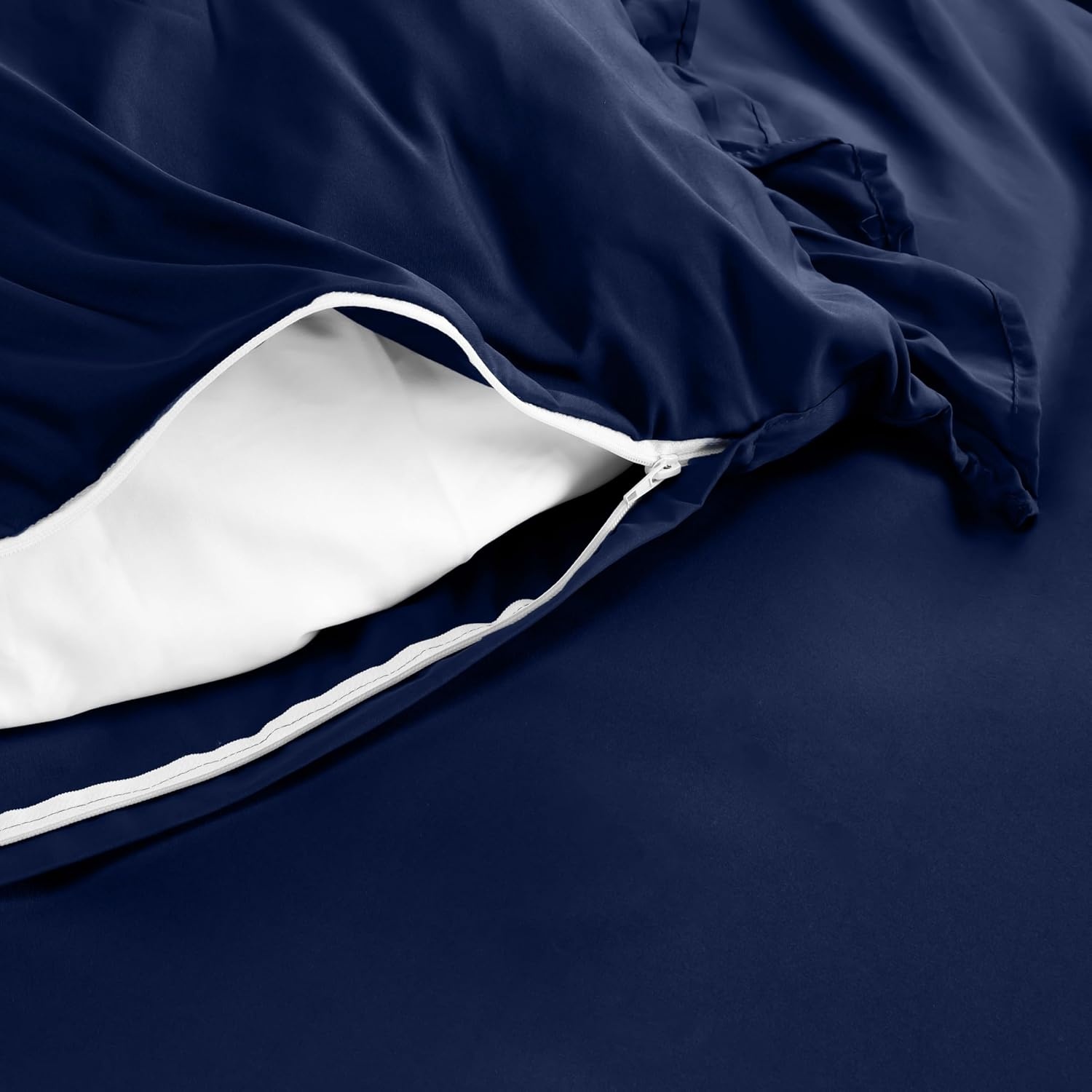 image:imageUtopia Bedding Rsche Bettwsche 135x200 Set SchwarzMarineblau