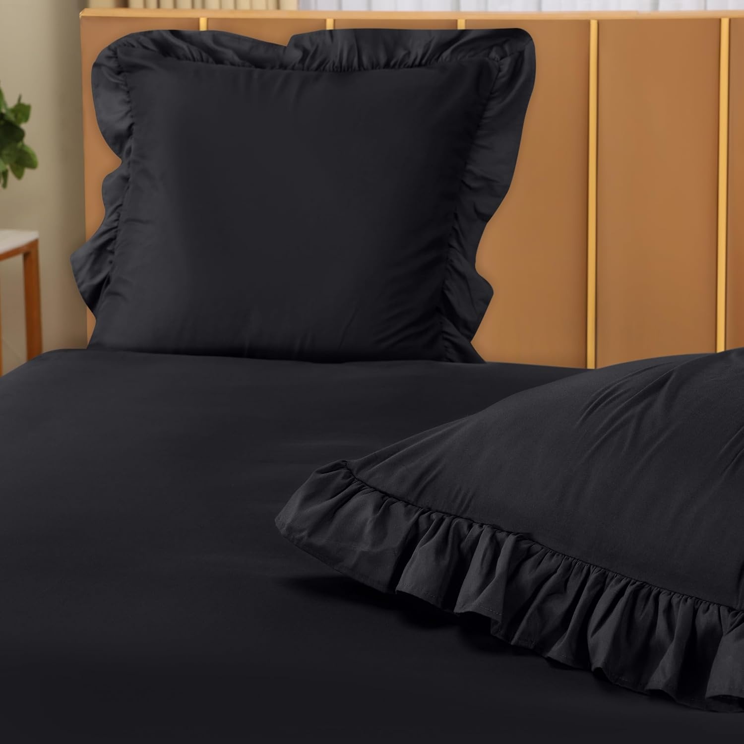 image:imageUtopia Bedding Rsche Bettwsche 135x200 Set SchwarzSchwarz