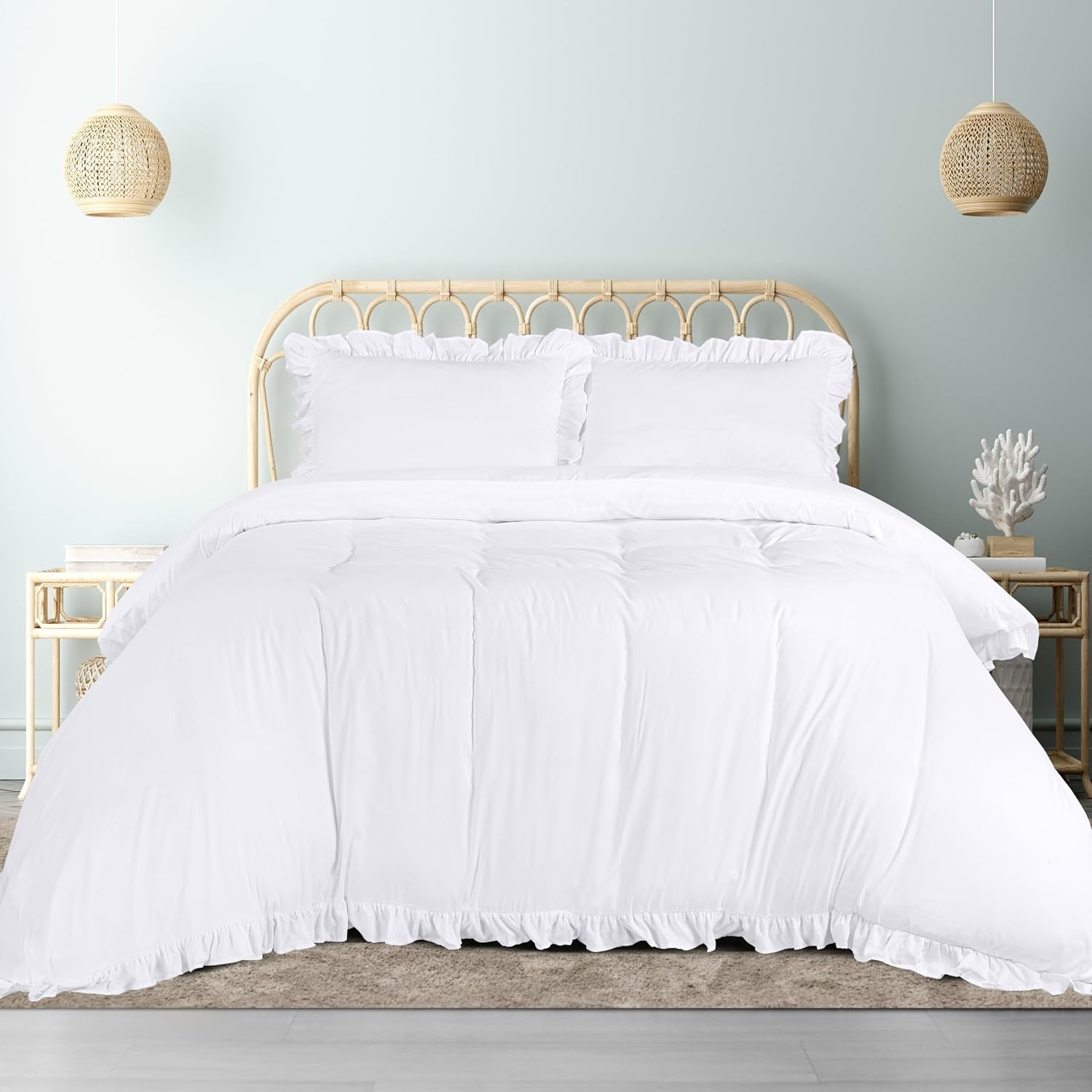 image:imageUtopia Bedding Rsche Bettwsche 135x200 Set SchwarzWei