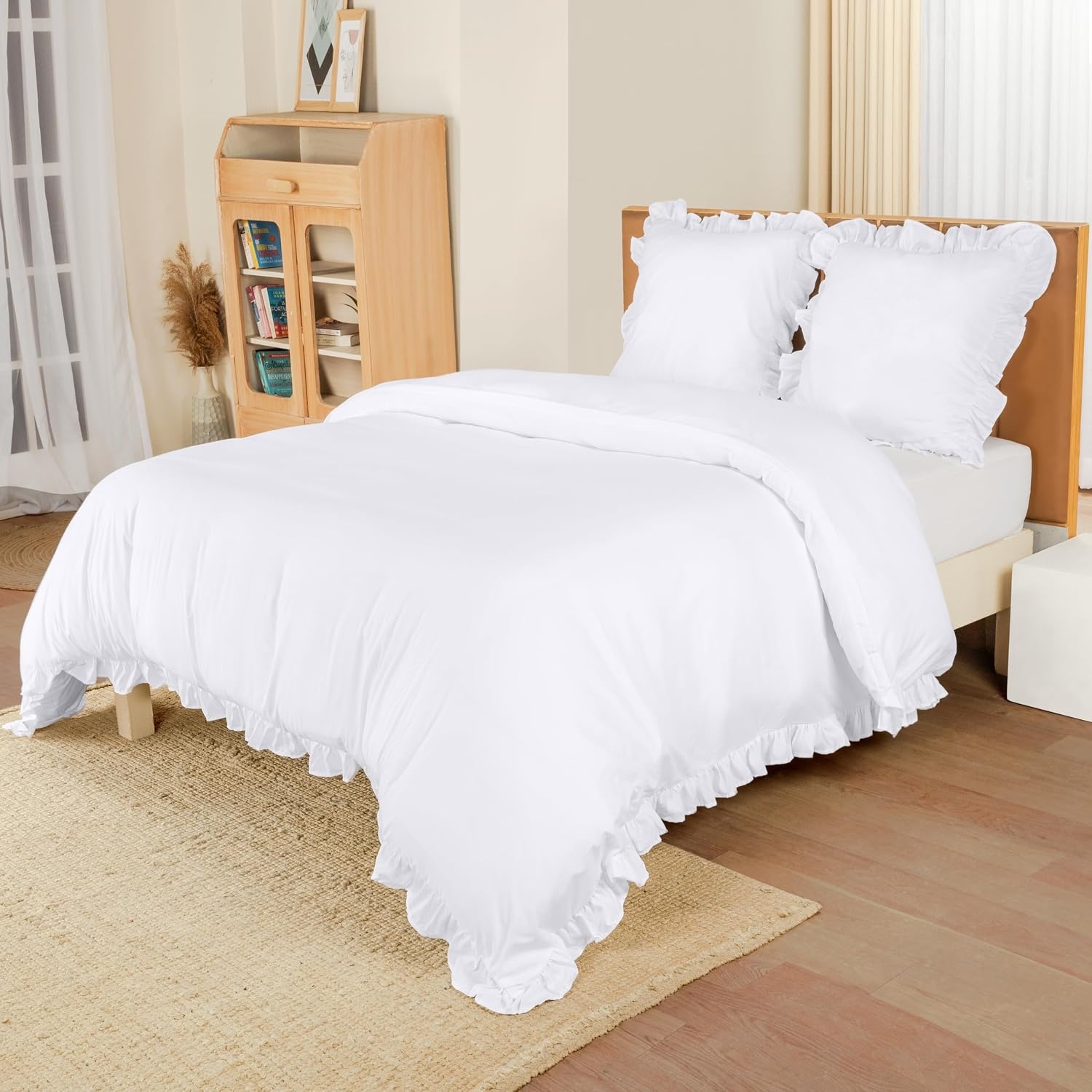 image:imageUtopia Bedding Rsche Bettwsche 135x200 Set SchwarzWei