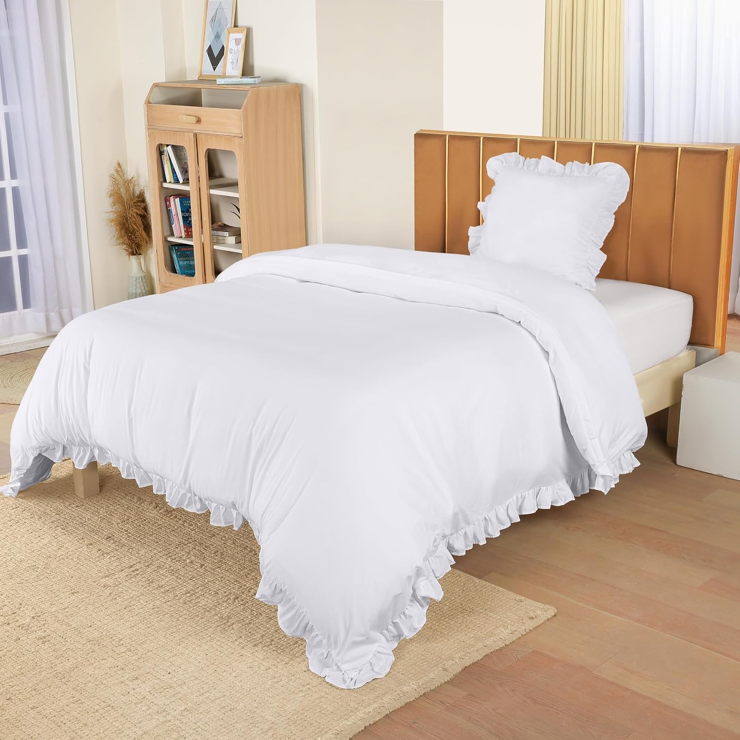 image:imageUtopia Bedding Rsche Bettwsche 135x200 Set SchwarzWei