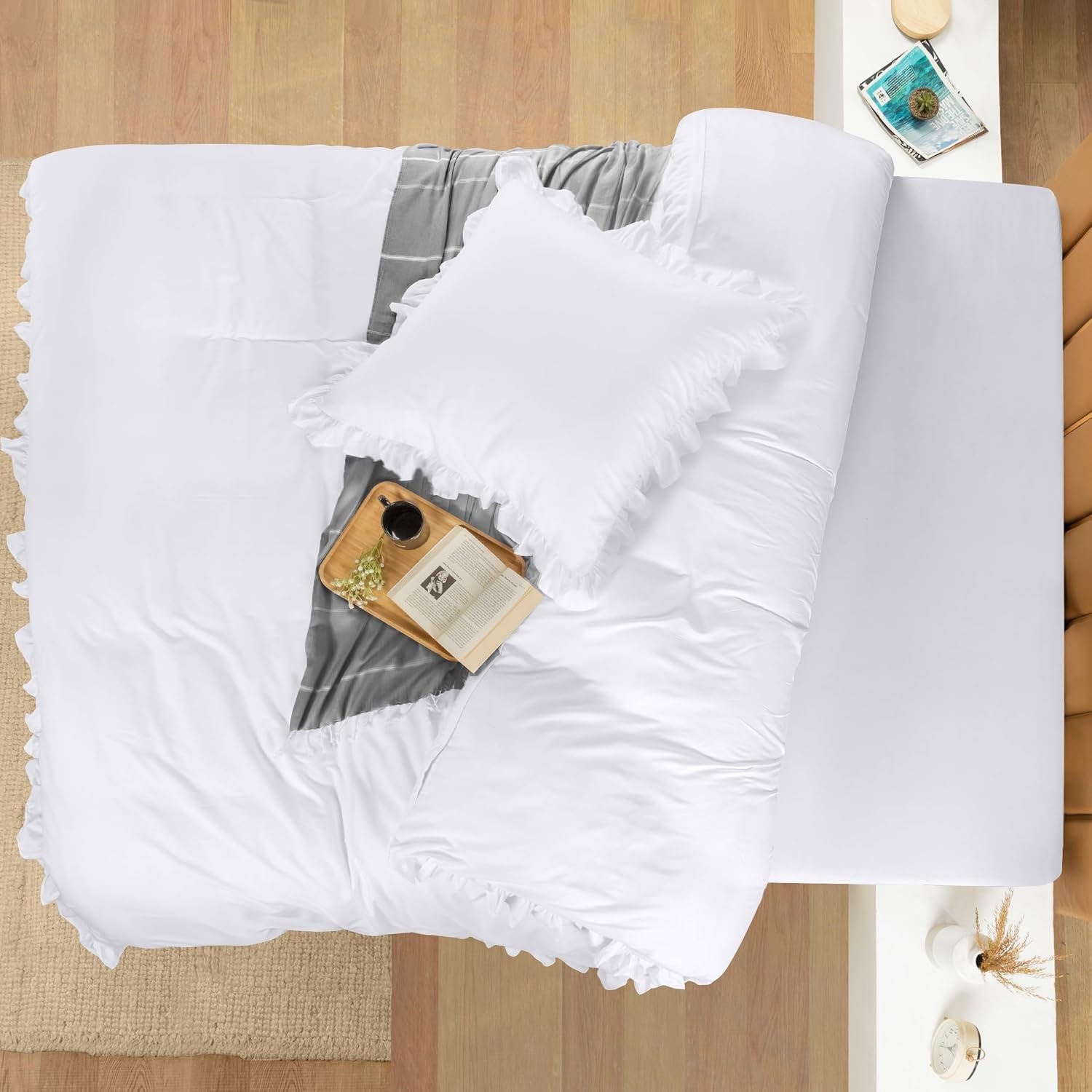 image:imageUtopia Bedding Rsche Bettwsche 135x200 Set SchwarzWei