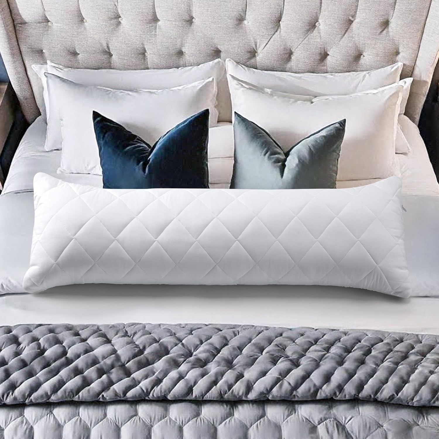 image:imageUtopia Bedding Seitenschlferkissen 40x145 cm body pillow Langes KissenWei