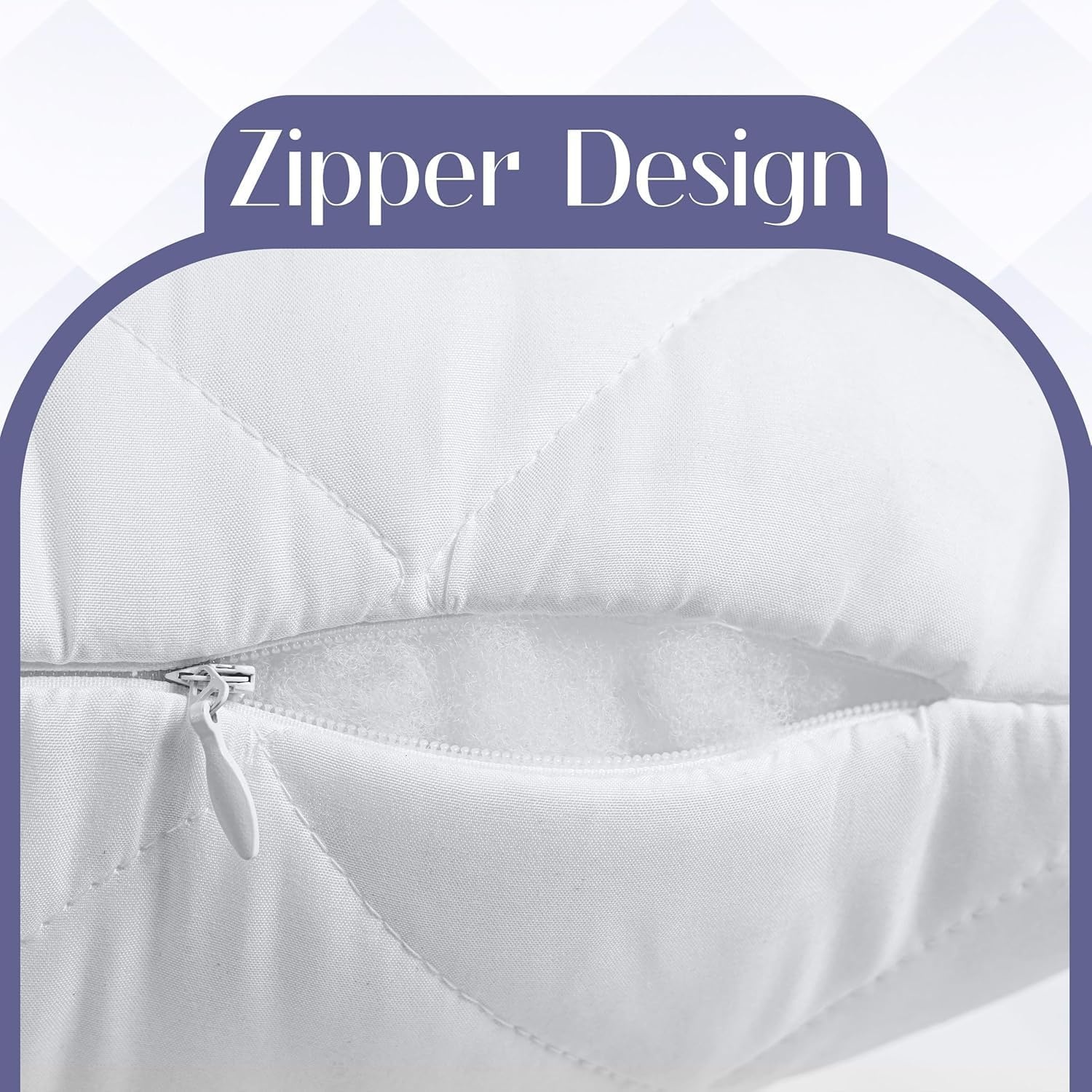 image:imageUtopia Bedding Seitenschlferkissen 40x145 cm body pillow Langes KissenWei