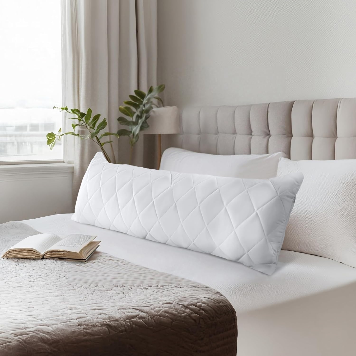 image:imageUtopia Bedding Seitenschlferkissen 40x145 cm body pillow Langes KissenWei