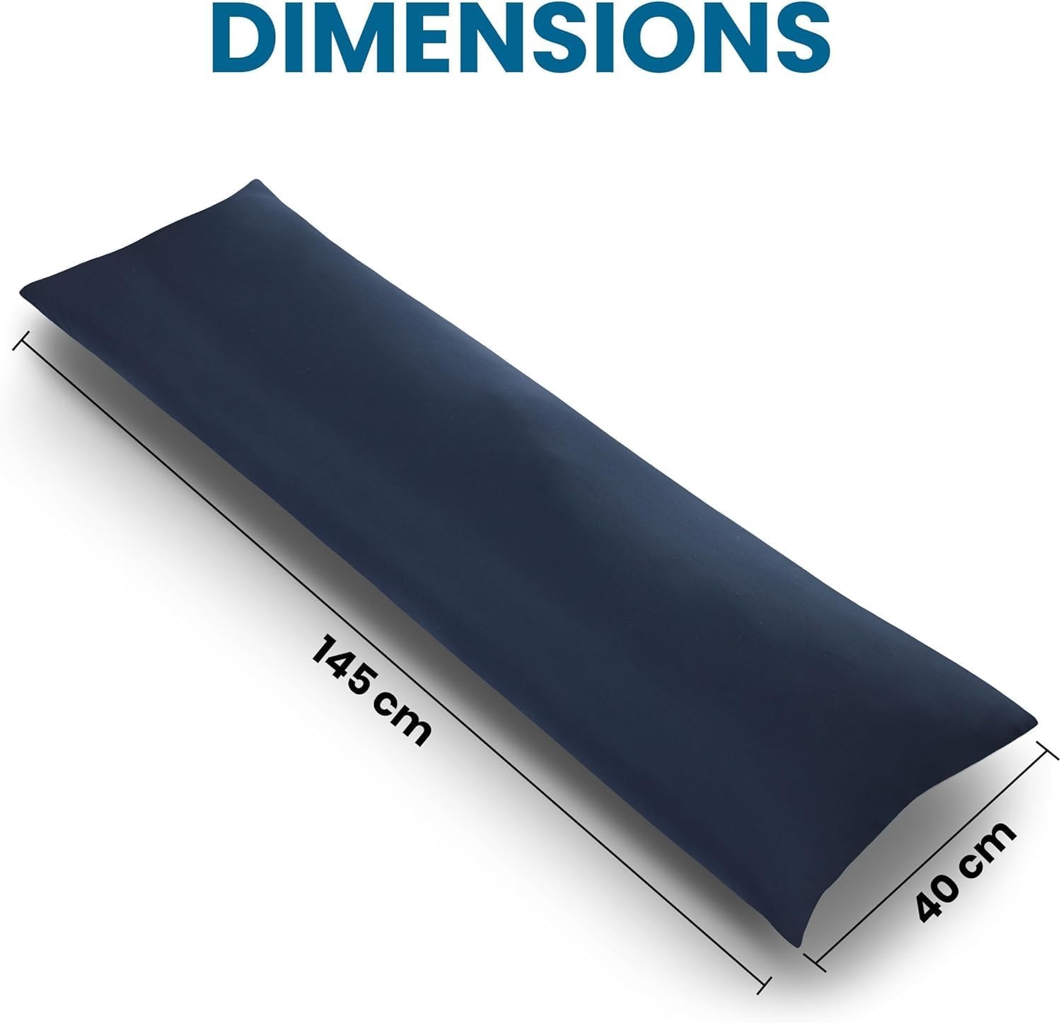 image:imageUtopia Bedding Seitenschlferkissen Krperkissen SchwangerschaftskissenMarineblau