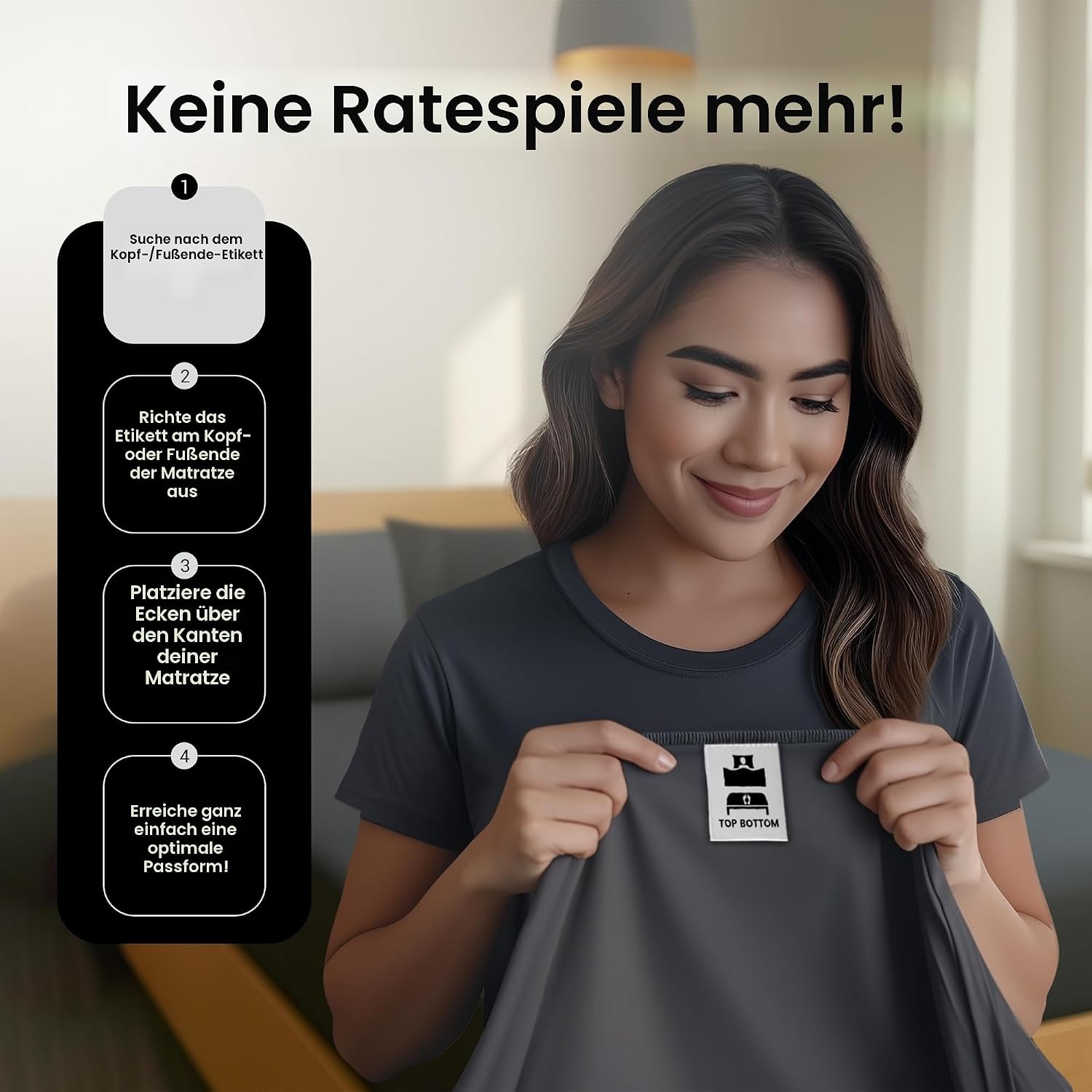 image:imageUtopia Bedding Spannbettlaken Packung mit 6 unteren Laken aus weicher gebrsteter Mikrofaser Tiefe Taschen knitterfrei lichtbestndig pflegeleicht GrauGrau