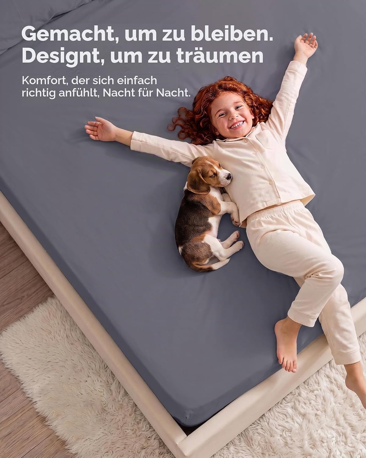 image:imageUtopia Bedding Spannbettlaken Packung mit 6 unteren Laken aus weicher gebrsteter Mikrofaser Tiefe Taschen knitterfrei lichtbestndig pflegeleicht GrauGrau