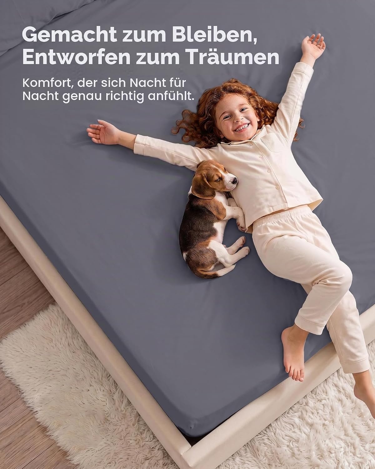 image:imageUtopia Bedding Spannbettlaken Packung mit 6 unteren Laken aus weicher gebrsteter Mikrofaser Tiefe Taschen knitterfrei lichtbestndig pflegeleicht GrauGrau