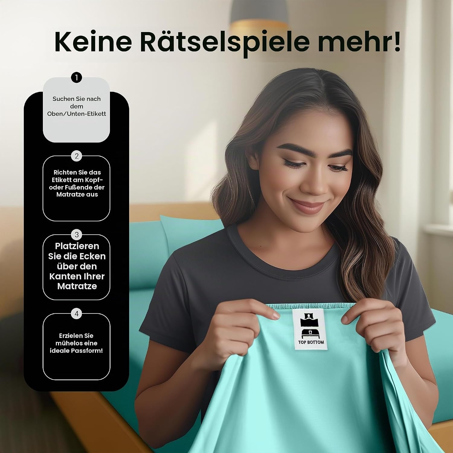 image:imageUtopia Bedding Spannbettlaken Packung mit 6 unteren Laken aus weicher gebrsteter Mikrofaser Tiefe Taschen knitterfrei lichtbestndig pflegeleicht GrauSpa Blau