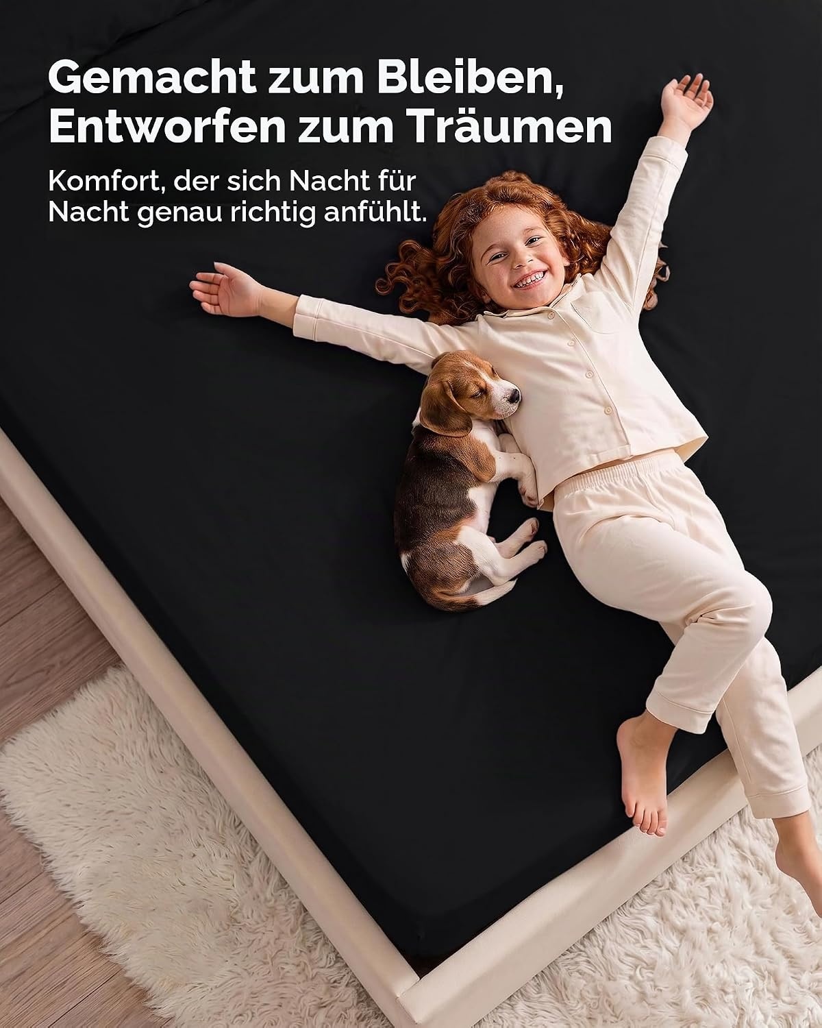image:imageUtopia Bedding Spannbettlaken Packung mit 6 unteren Laken aus weicher gebrsteter Mikrofaser Tiefe Taschen knitterfrei lichtbestndig pflegeleicht GrauSchwarz