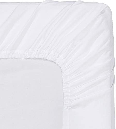 image:imageUtopia Bedding Spannbettlaken Packung mit 6 unteren Laken aus weicher gebrsteter Mikrofaser Tiefe Taschen knitterfrei lichtbestndig pflegeleicht GrauWei