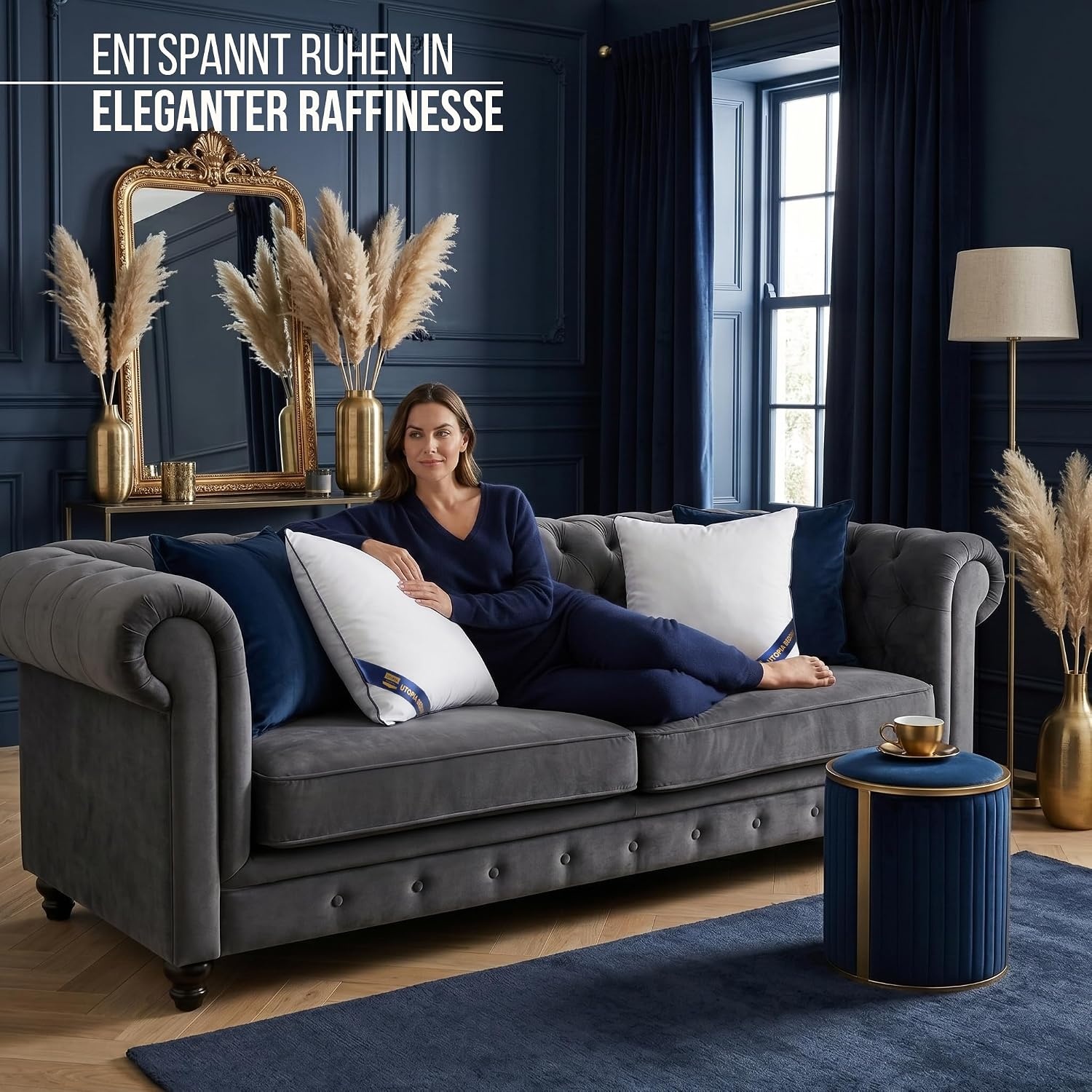 image:imageUtopia Bedding kopfkissen 80x80 2er Set Schlafkissen AtmungsaktivWei