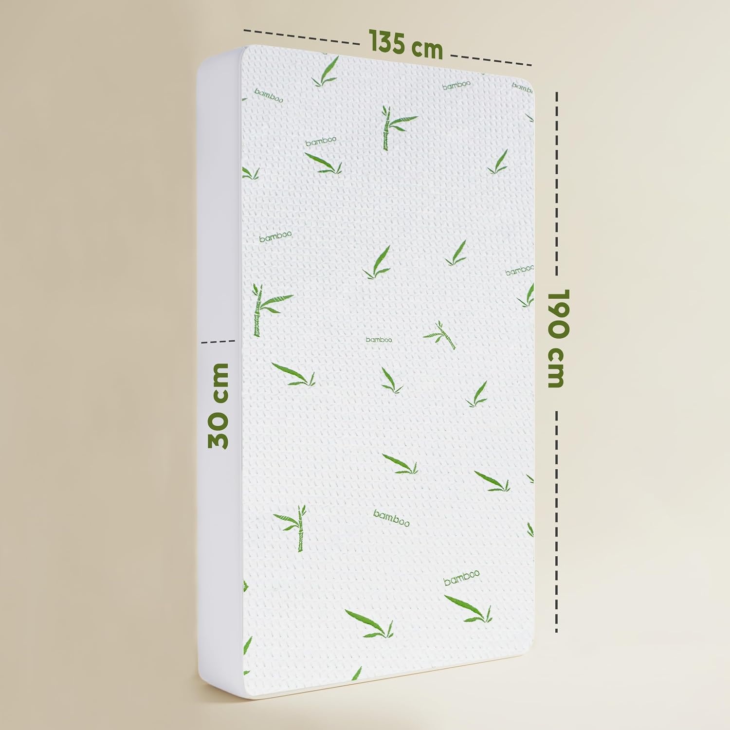 image:imageWasserdicht Viskose Matratzenschoner 200x200x30 cm Viscose Matratzenbezug135 x 190 x 30 cm
