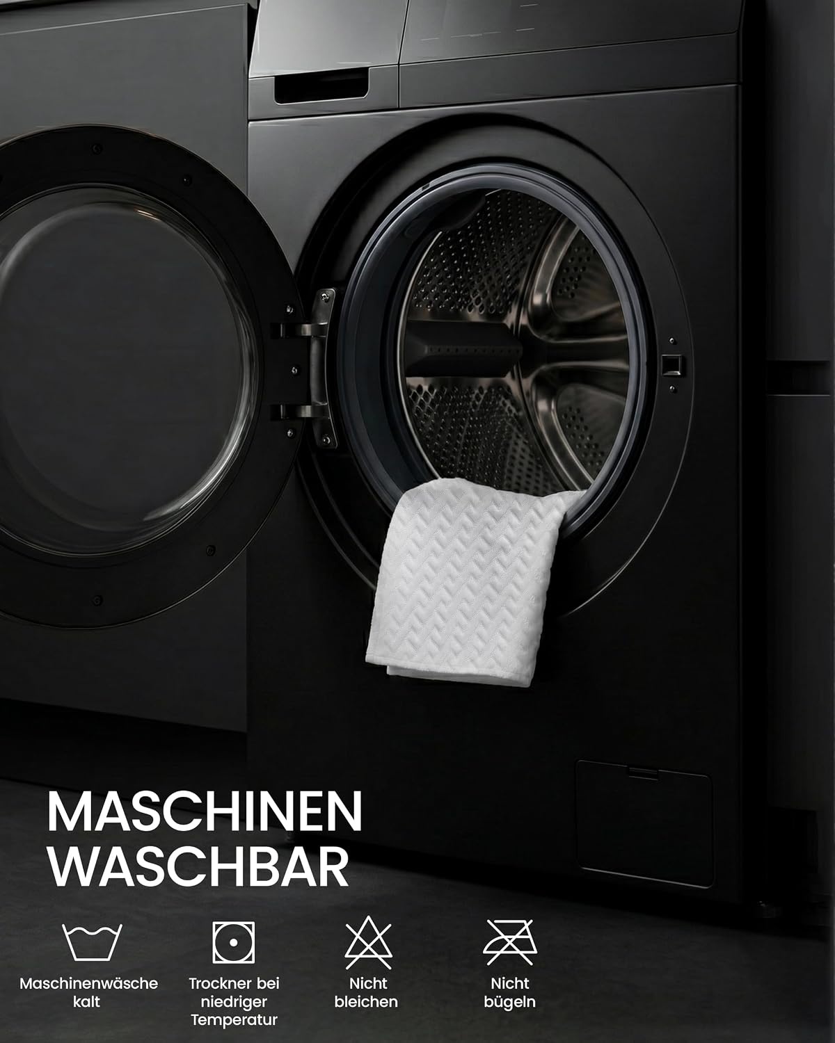 image:imageWasserdichte Kissenschoner mit Reissverschluss 2er Set weiss 50x75 cmWei