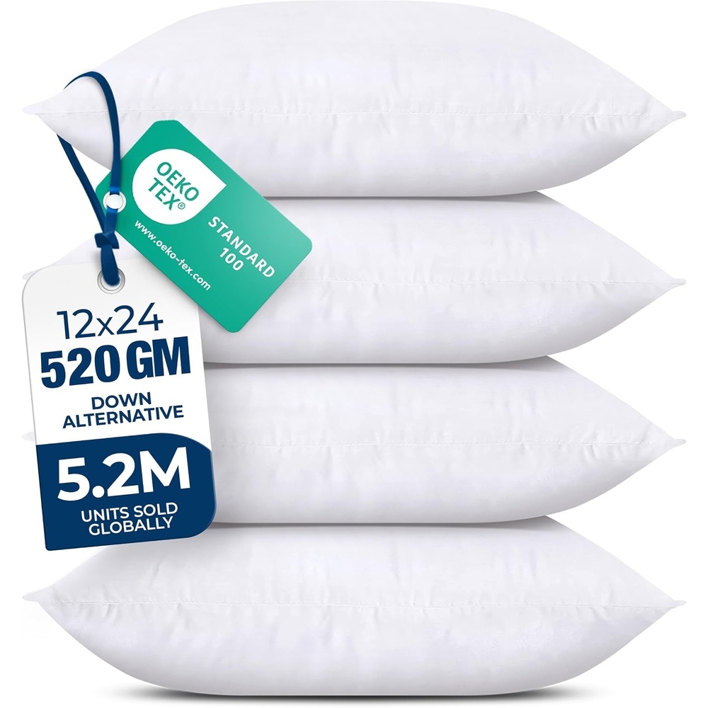 image:imageUtopia Bedding Kissenfllung 80x80 2er Set Innenkissen Kissen Sofakissen30 5X61 cm 4er Pack