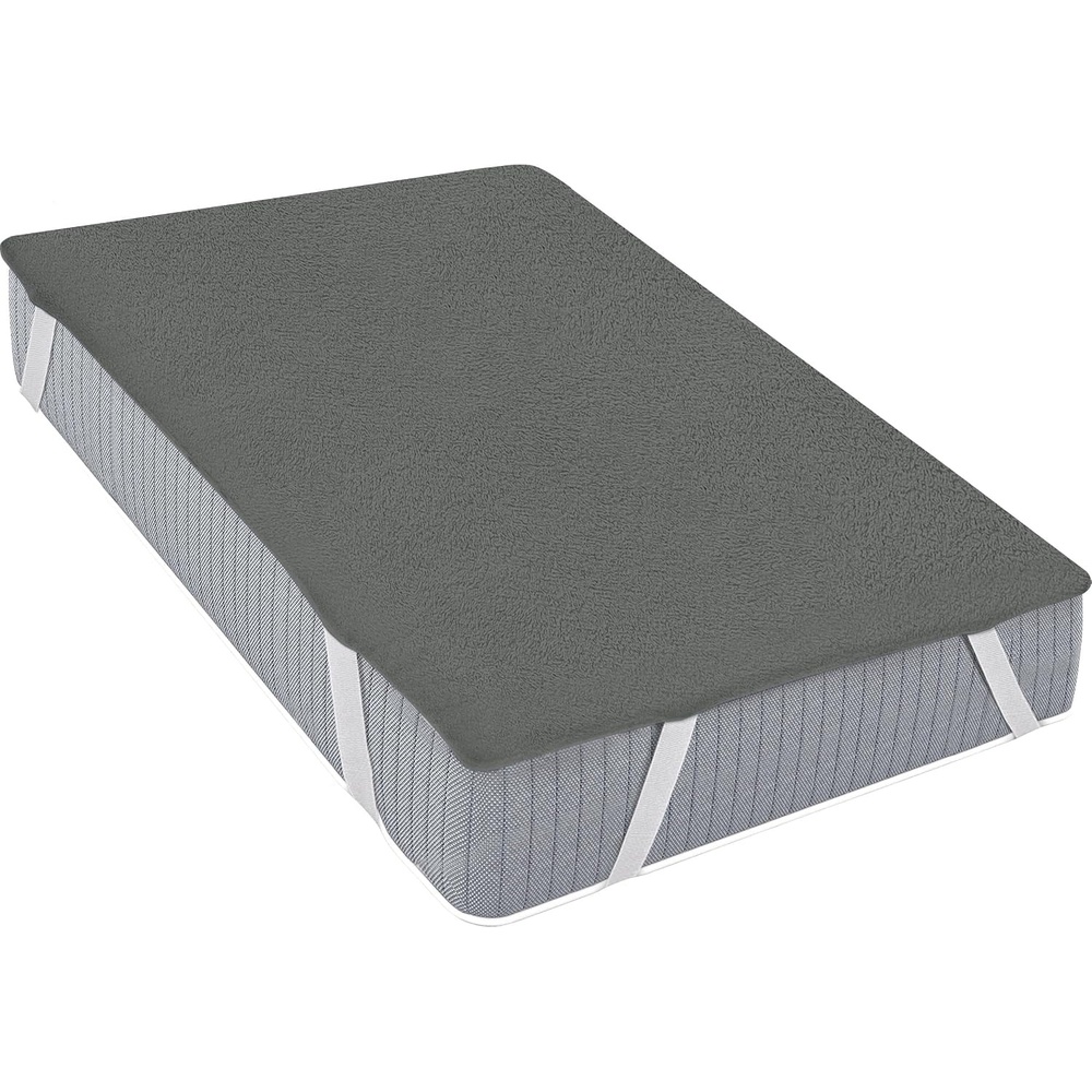 image:imageWasserdichter Matratzenschoner 70x200 cm mit 4 EckbndernGrau